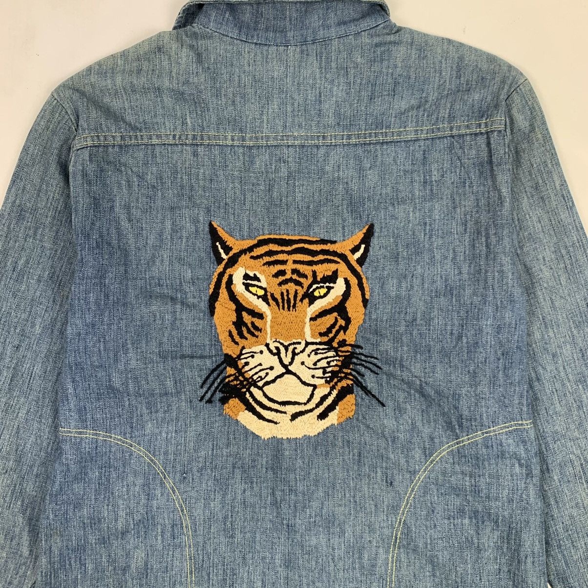 Japanese Brand Vintage 70s Buckaroo Sears Button Up Denim Shirt Size US M / EU 48-50 / 2 - 2 Thumbnail