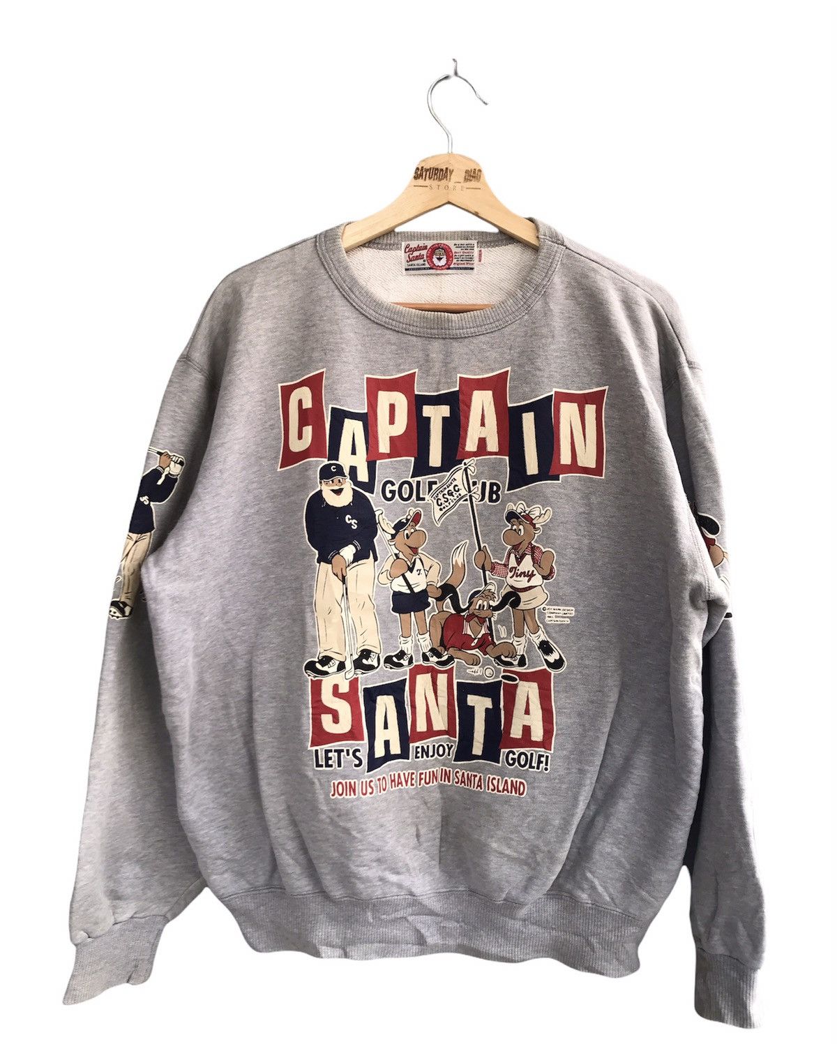 Vintage Japan 1985 Captain Santa Sweatshirt