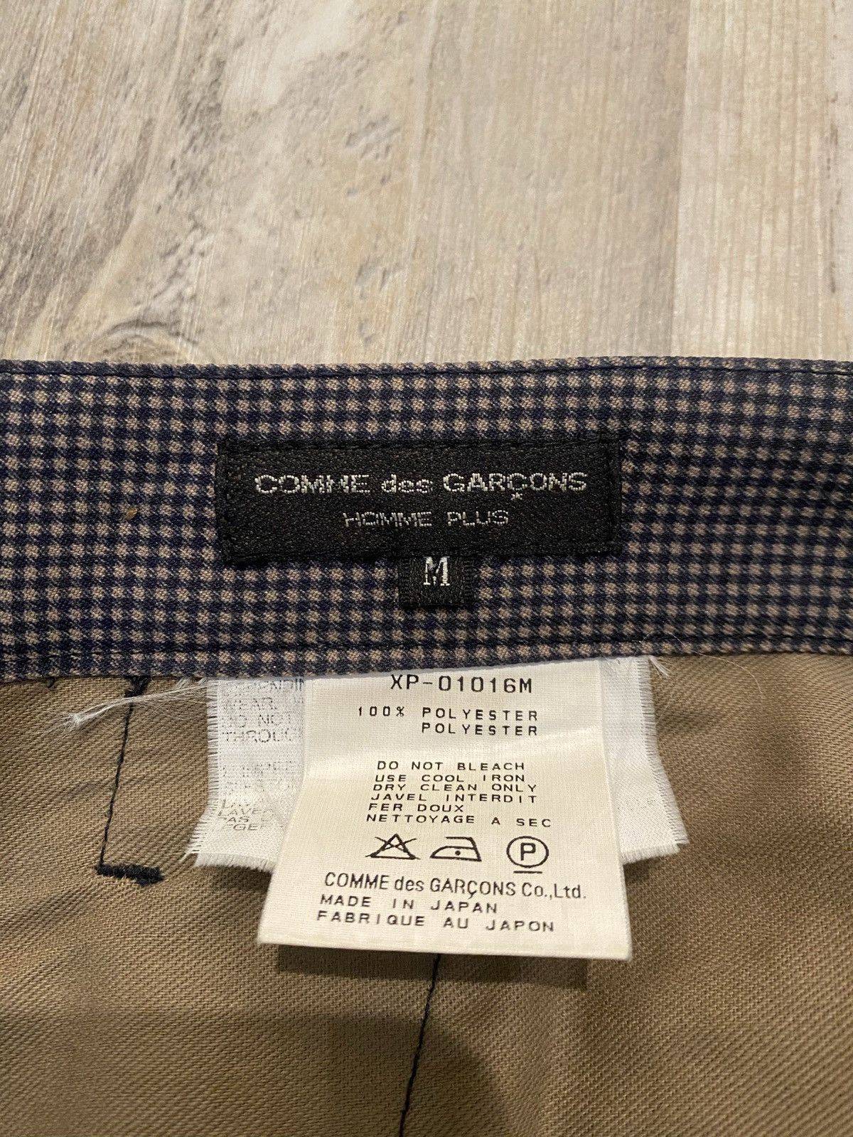 Comme des Garcons Homme Plus Micro Checkered Trousers Size US 32 / EU 48 - 3 Thumbnail