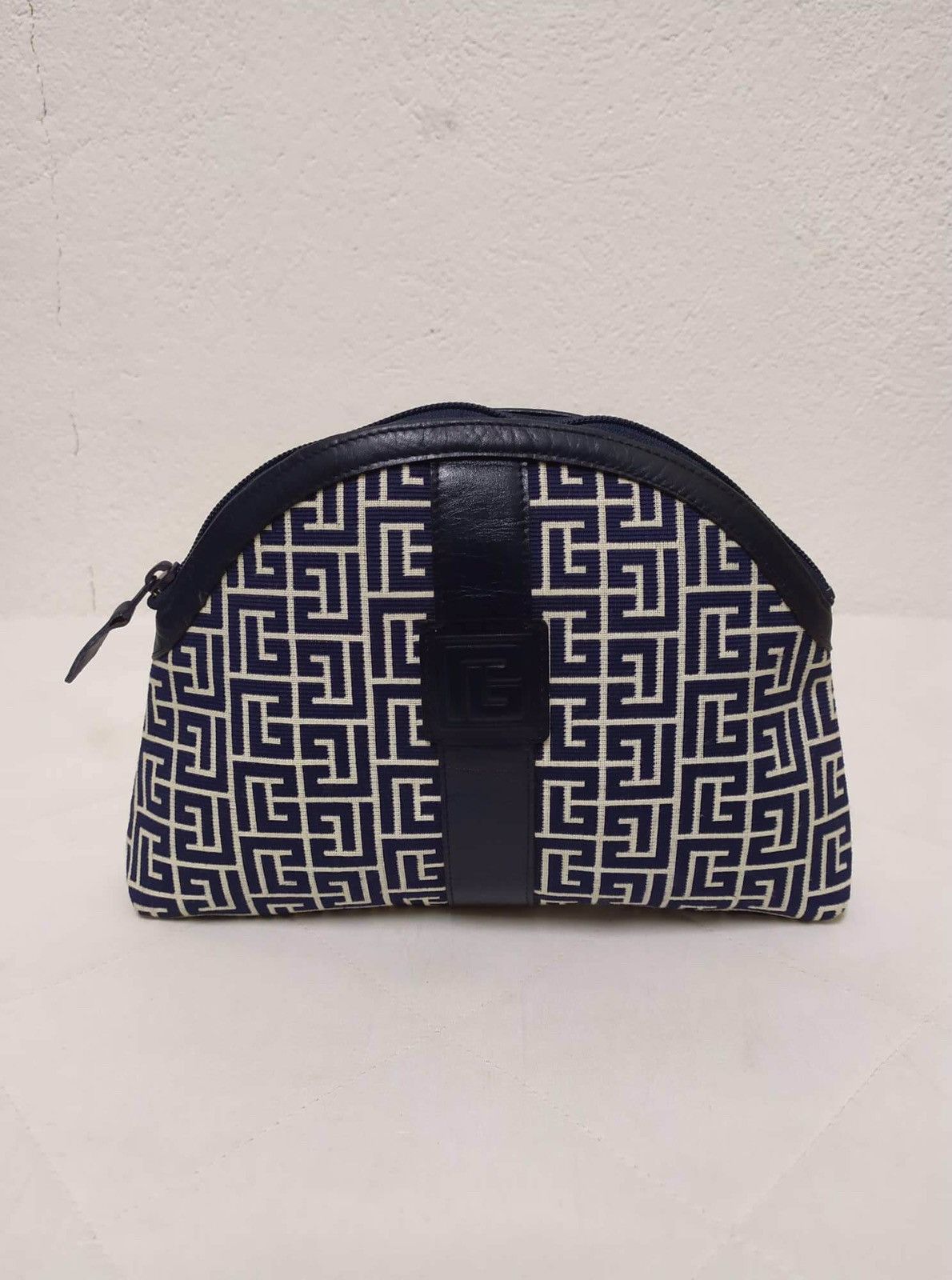 Pierre Balmain Vintage Pierre Balmain Fabric Half Moon Clutch Size ONE SIZE - 1 Thumbnail