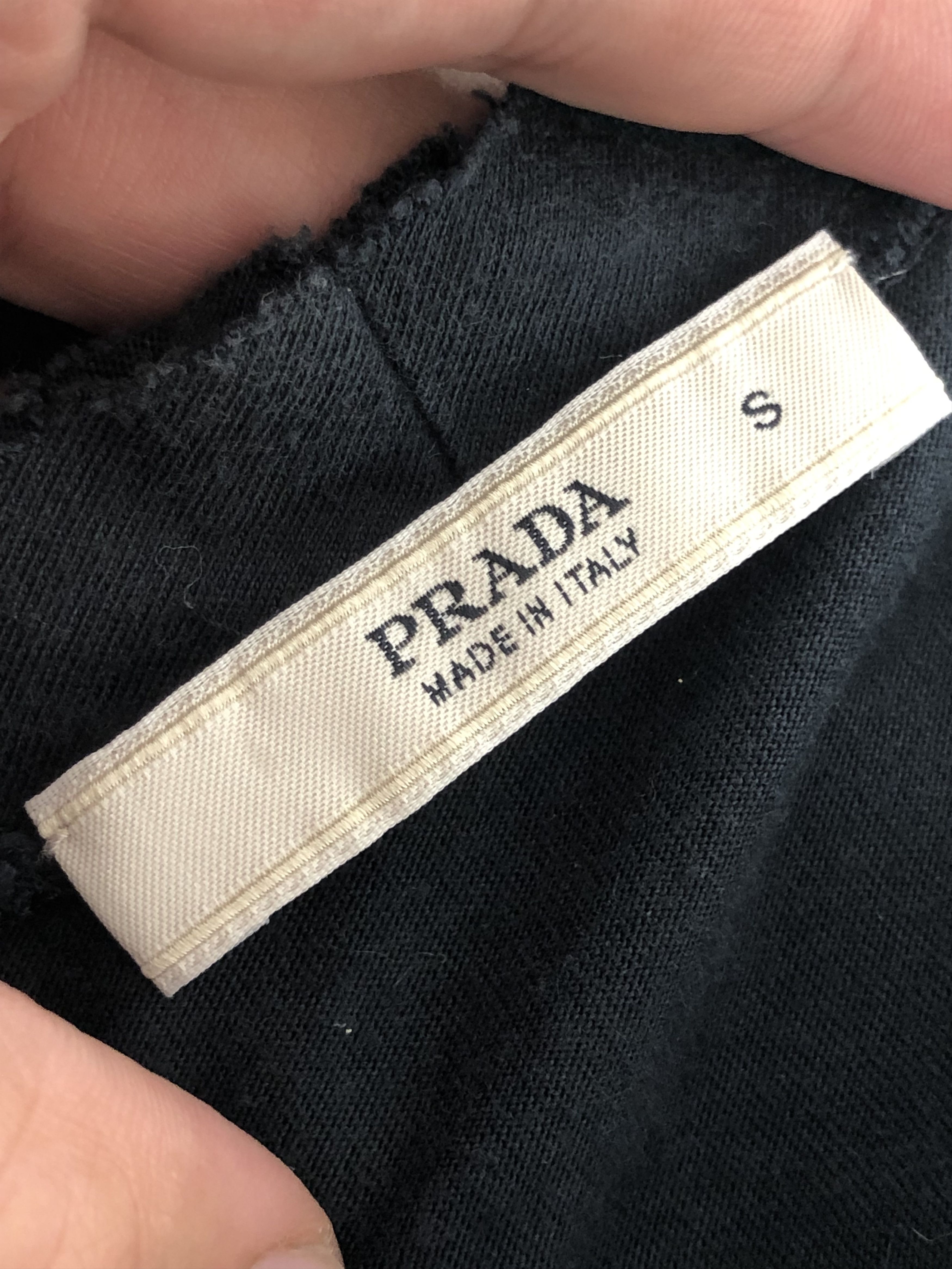 Prada PRADA TOPS SLEEVELESS BOW CORSAGE COTTON BLACK Size XXS / US 00 / IT 34 - 7 Thumbnail
