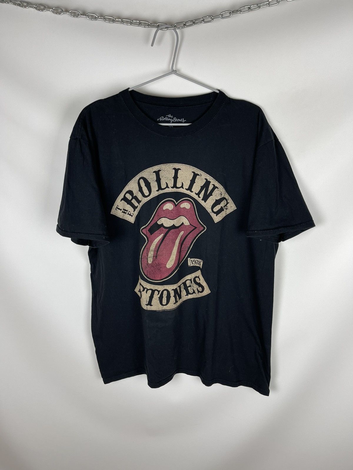Band Tees The Rolling Stones 1978 big logo band tee shirt Size US XL / EU 56 / 4 - 1 Thumbnail
