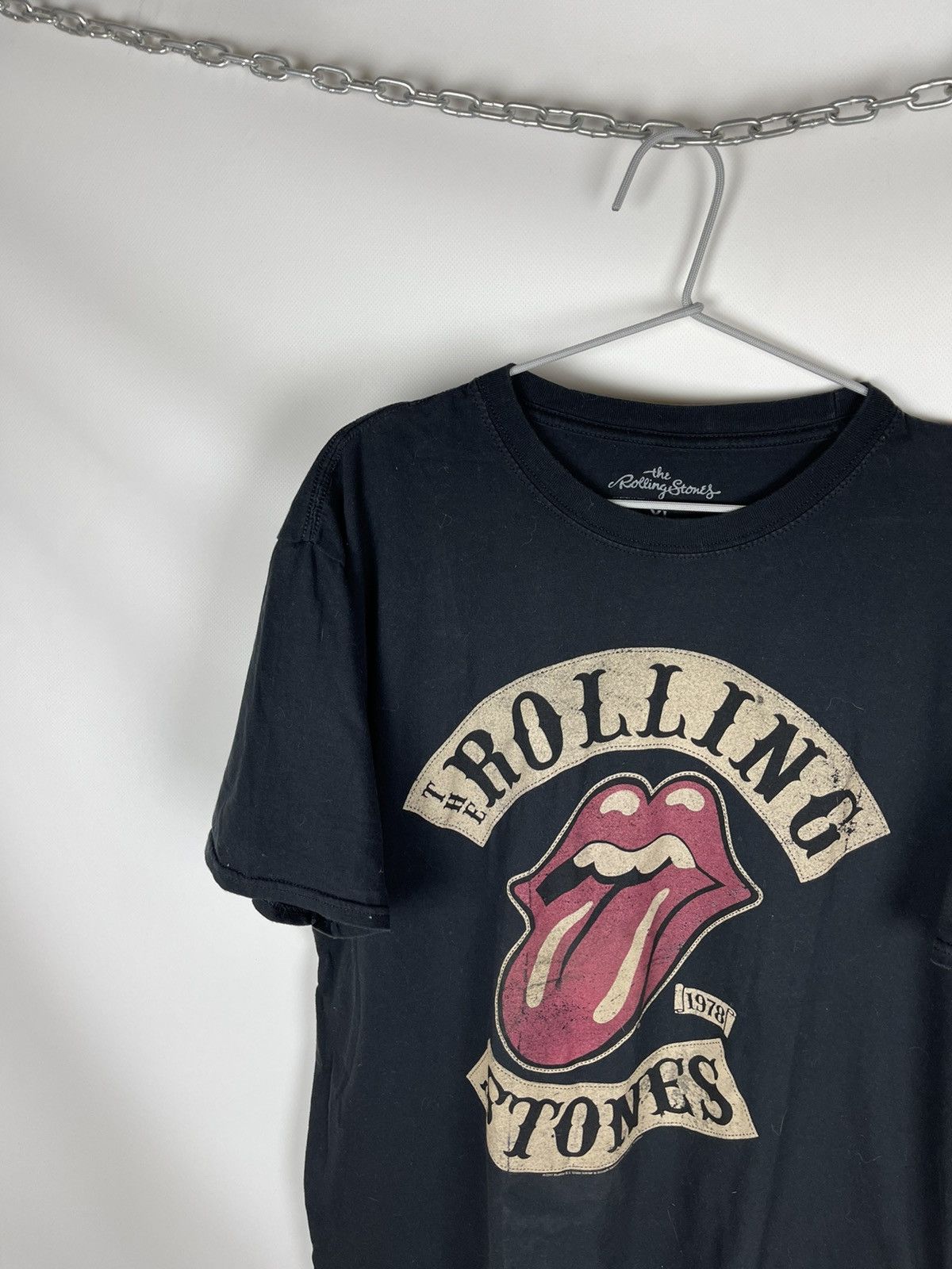 Band Tees The Rolling Stones 1978 big logo band tee shirt Size US XL / EU 56 / 4 - 2 Thumbnail