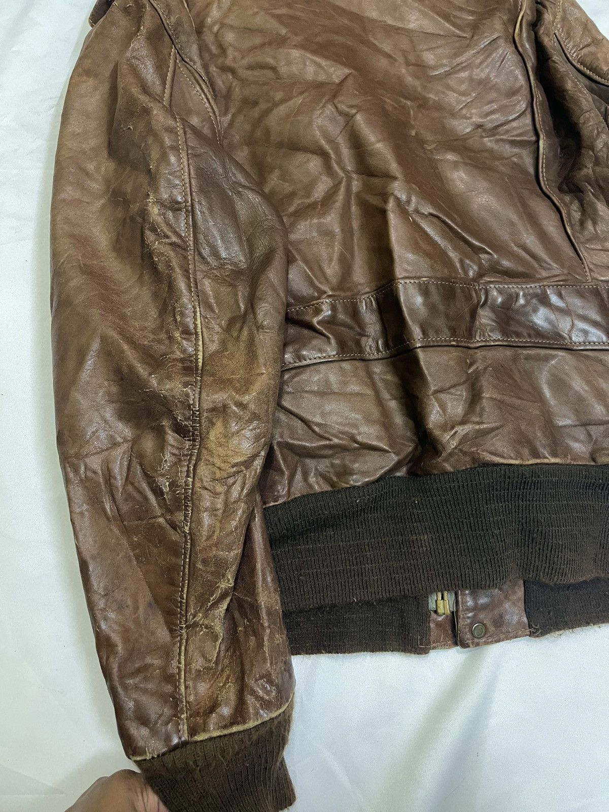 Schott × Vintage 🔥RARE🔥VINTAGE SCHOTT LEATHER JACKET Size US M / EU 48-50 / 2 - 15 Thumbnail