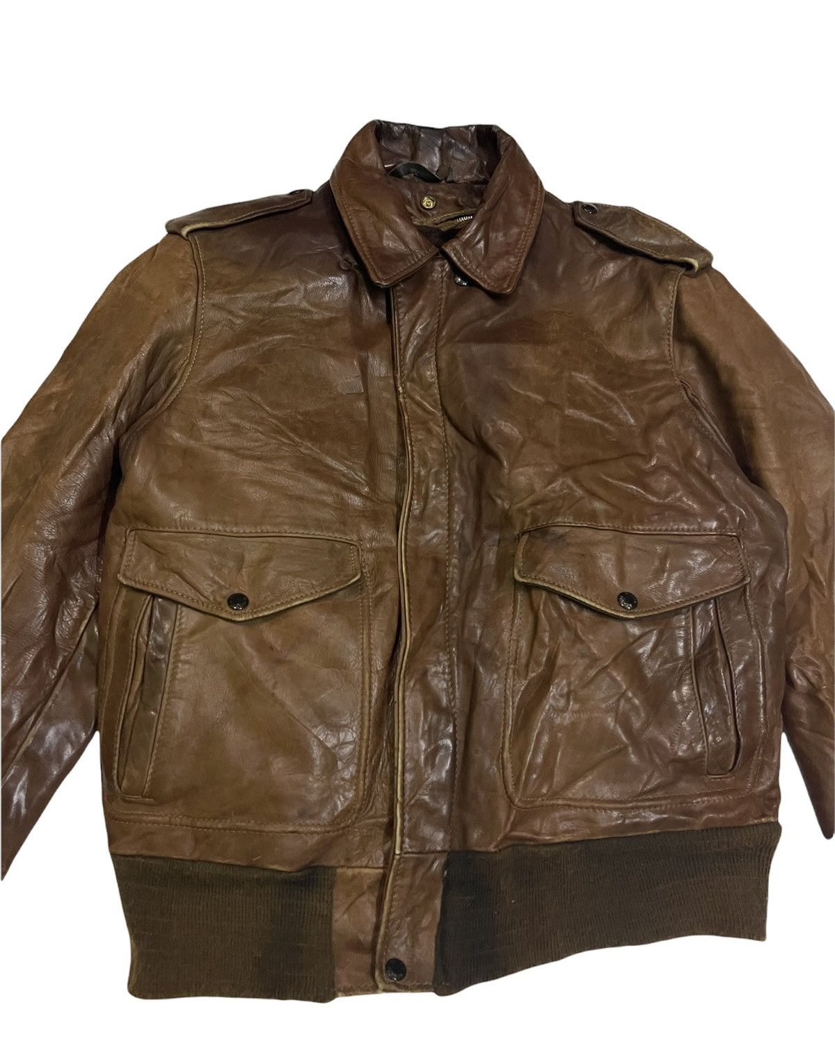 Schott × Vintage 🔥RARE🔥VINTAGE SCHOTT LEATHER JACKET Size US M / EU 48-50 / 2 - 3 Thumbnail