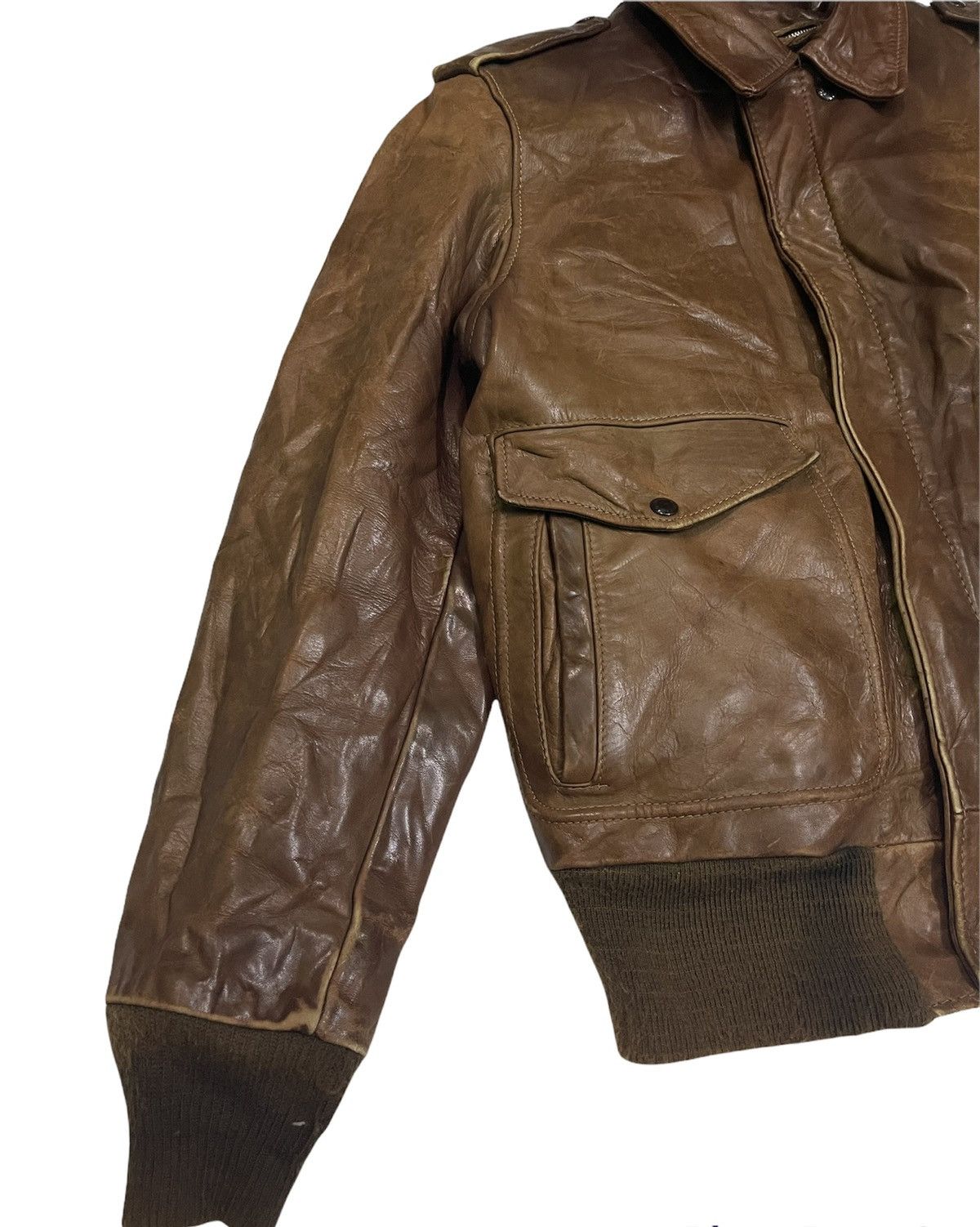 Schott × Vintage 🔥RARE🔥VINTAGE SCHOTT LEATHER JACKET Size US M / EU 48-50 / 2 - 5 Thumbnail