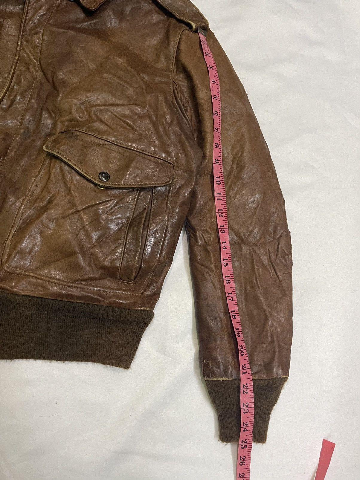 Schott × Vintage 🔥RARE🔥VINTAGE SCHOTT LEATHER JACKET Size US M / EU 48-50 / 2 - 21 Thumbnail