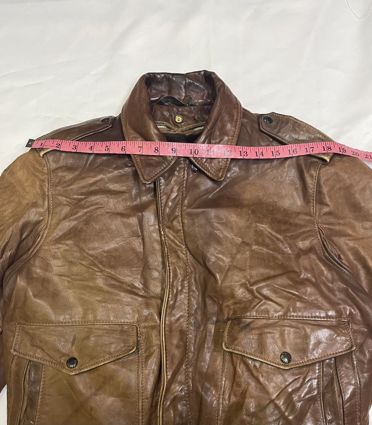 Schott × Vintage 🔥RARE🔥VINTAGE SCHOTT LEATHER JACKET Size US M / EU 48-50 / 2 - 22 Thumbnail