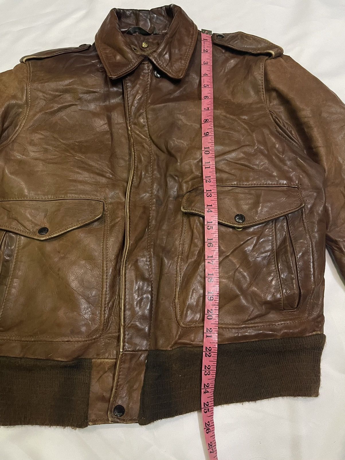 Schott × Vintage 🔥RARE🔥VINTAGE SCHOTT LEATHER JACKET Size US M / EU 48-50 / 2 - 20 Thumbnail
