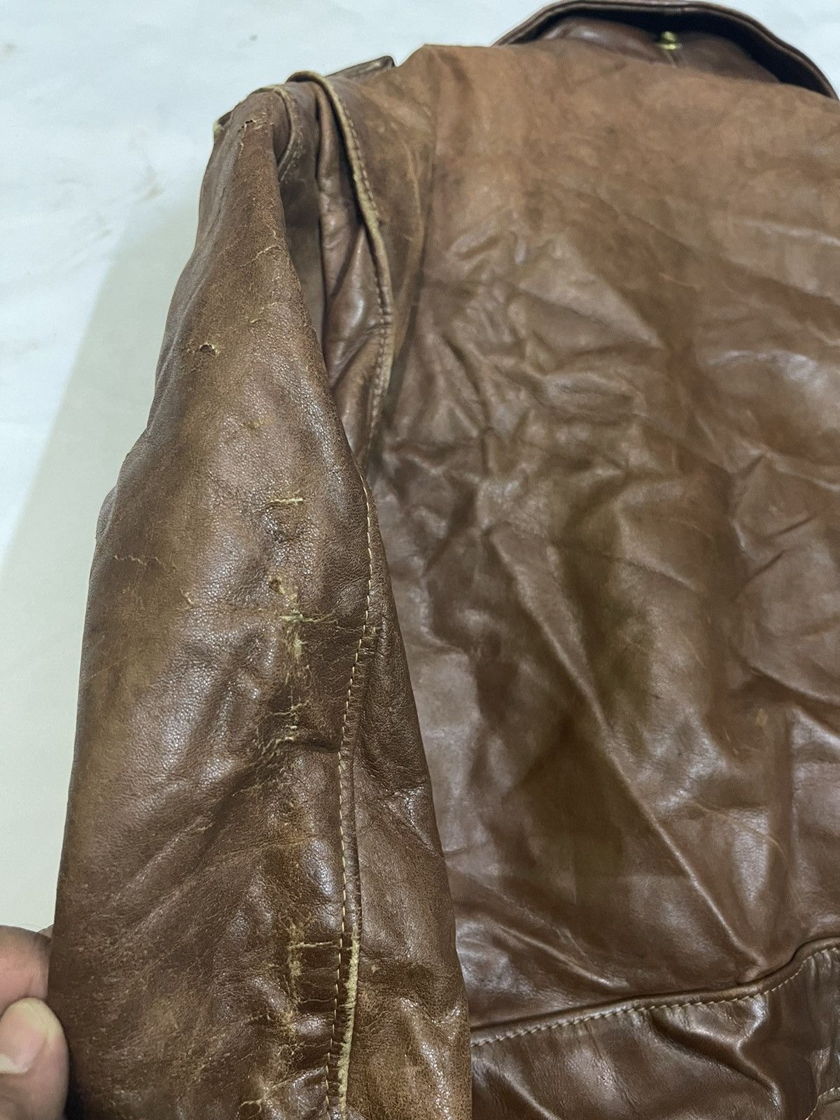Schott × Vintage 🔥RARE🔥VINTAGE SCHOTT LEATHER JACKET Size US M / EU 48-50 / 2 - 13 Thumbnail