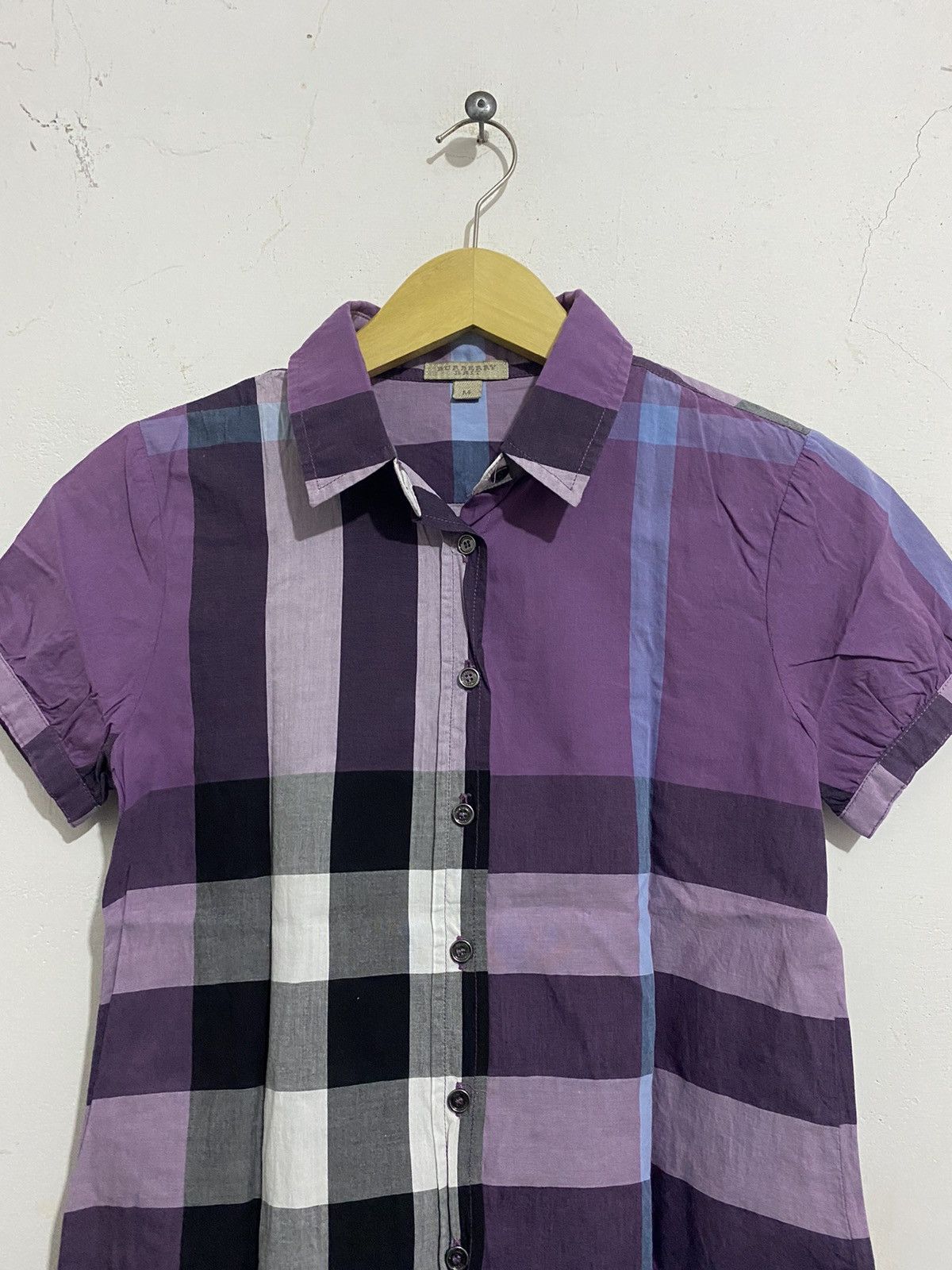 Burberry Burberry Brit Women Shirt Purple Size M / US 6-8 / IT 42-44 - 2 Thumbnail