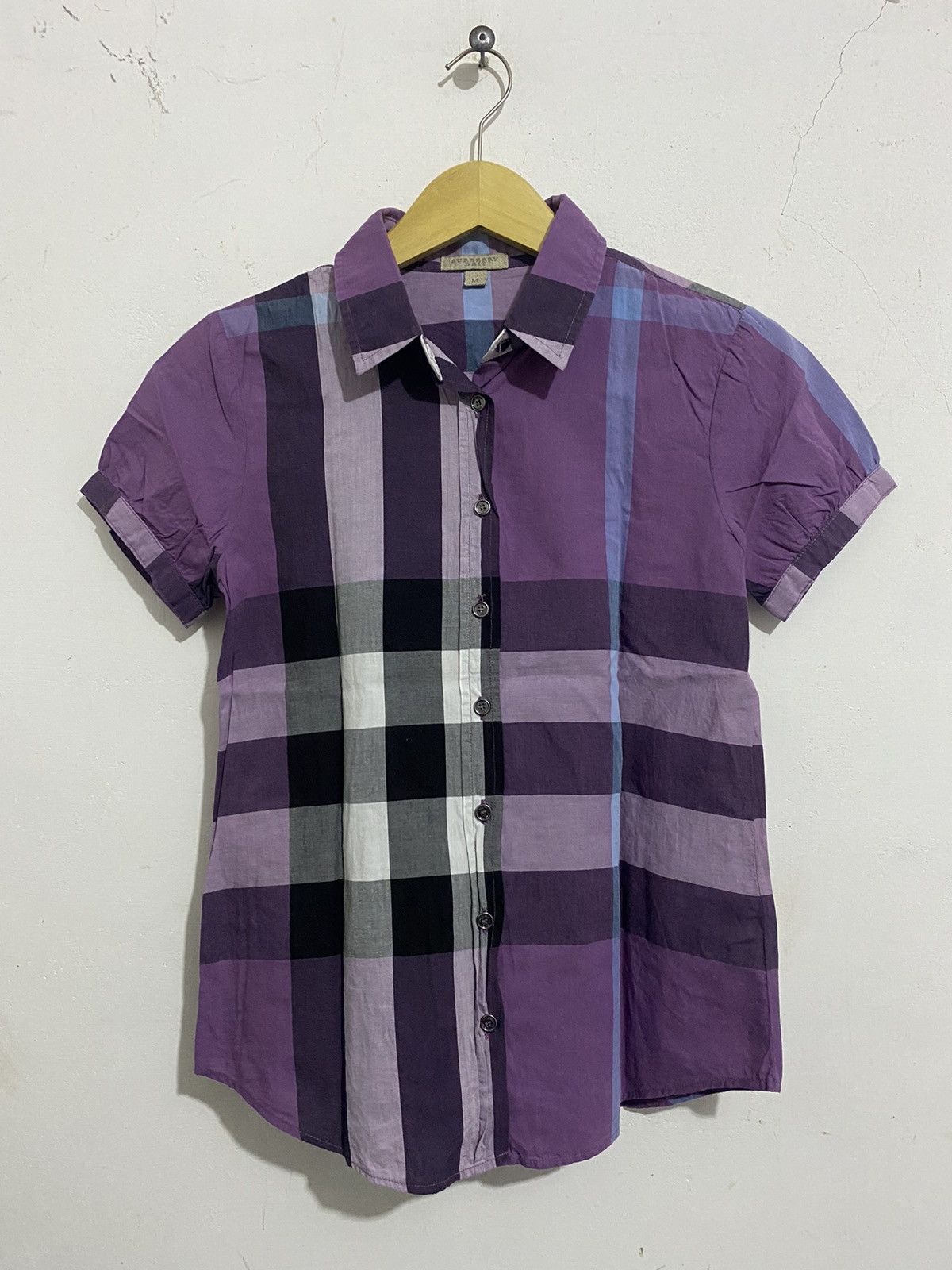 Burberry Burberry Brit Women Shirt Purple Size M / US 6-8 / IT 42-44 - 1 Thumbnail