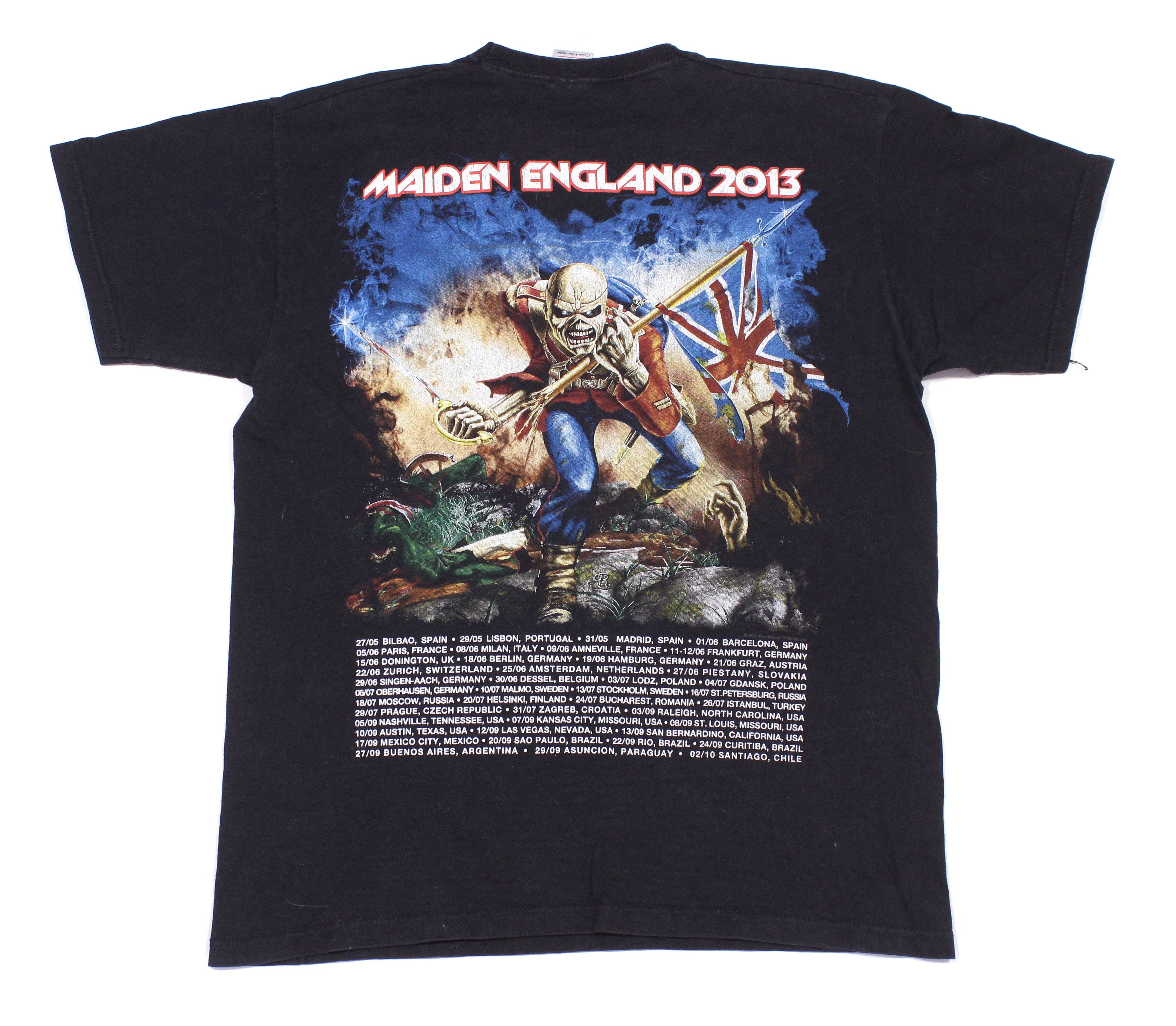 Iron Maiden 2013 Maiden England Tour T-Shirt Size US M / EU 48-50 / 2 - 2 Thumbnail