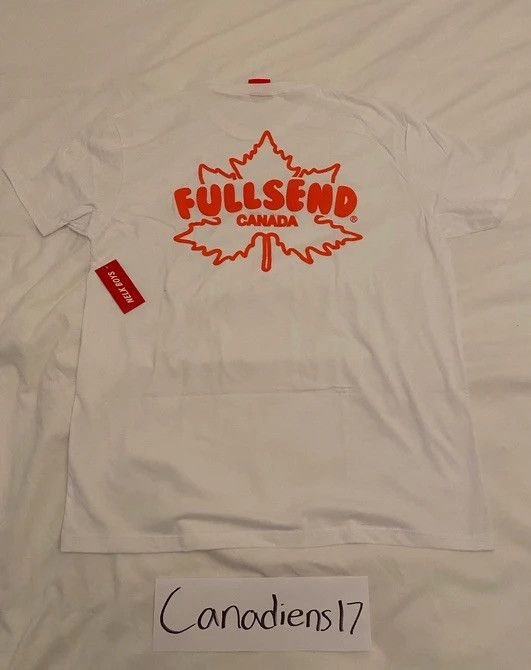 Full Send Full Send Canada Tee *BRAND NEW* Size US XL / EU 56 / 4 - 5 Thumbnail