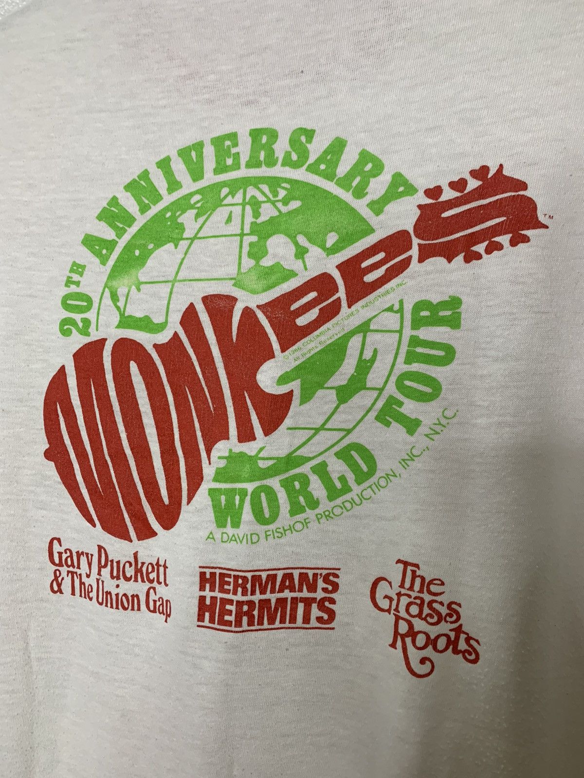 Band Tees × Vintage Rare!!! Vintage Ringers The Monkees 80s T Shirt Size US M / EU 48-50 / 2 - 9 Thumbnail