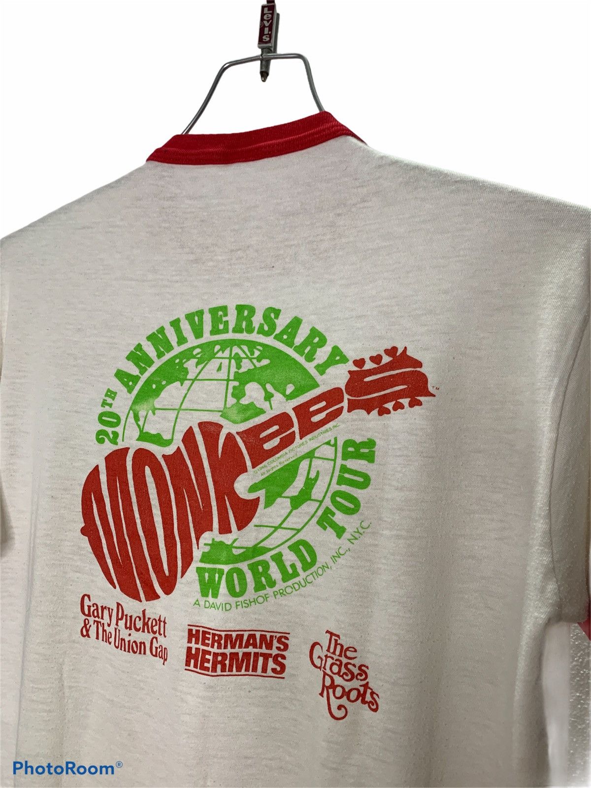 Band Tees × Vintage Rare!!! Vintage Ringers The Monkees 80s T Shirt Size US M / EU 48-50 / 2 - 8 Thumbnail
