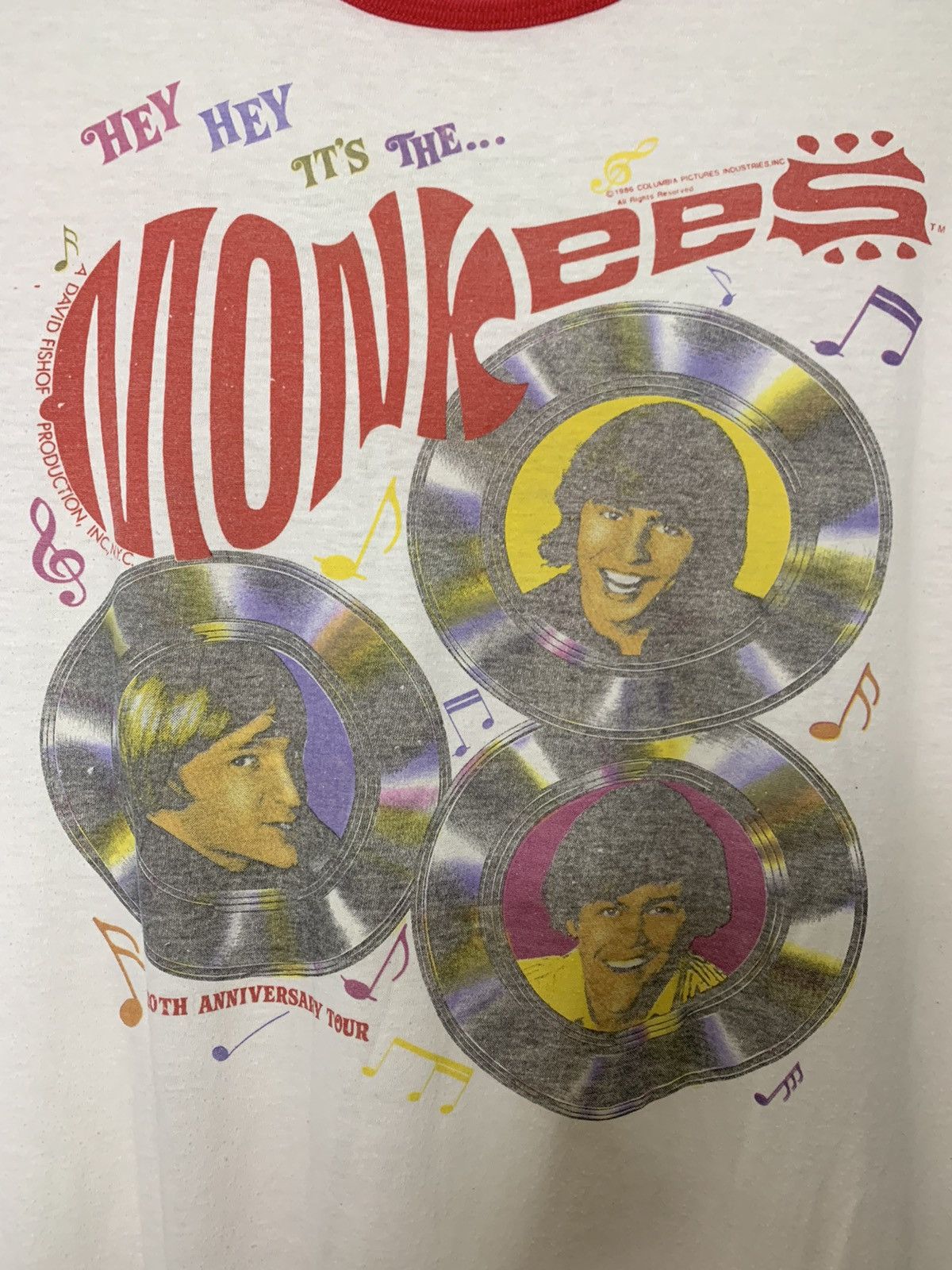 Band Tees × Vintage Rare!!! Vintage Ringers The Monkees 80s T Shirt Size US M / EU 48-50 / 2 - 5 Thumbnail