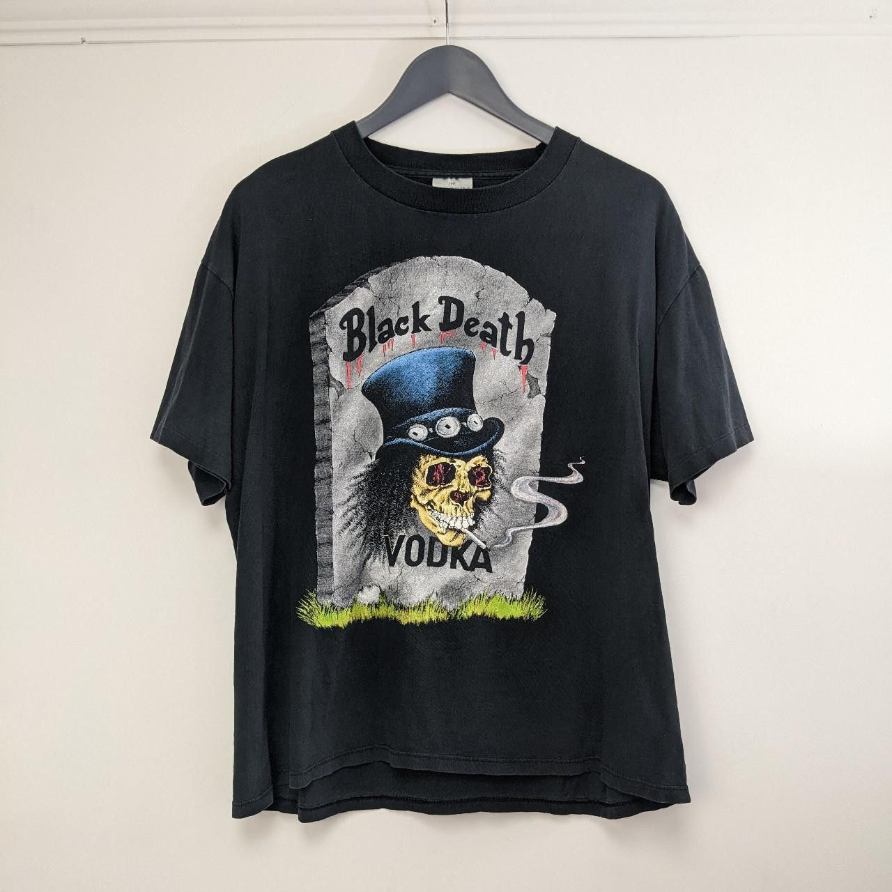 Vintage 1992 Black shops Death Vodka Shirt