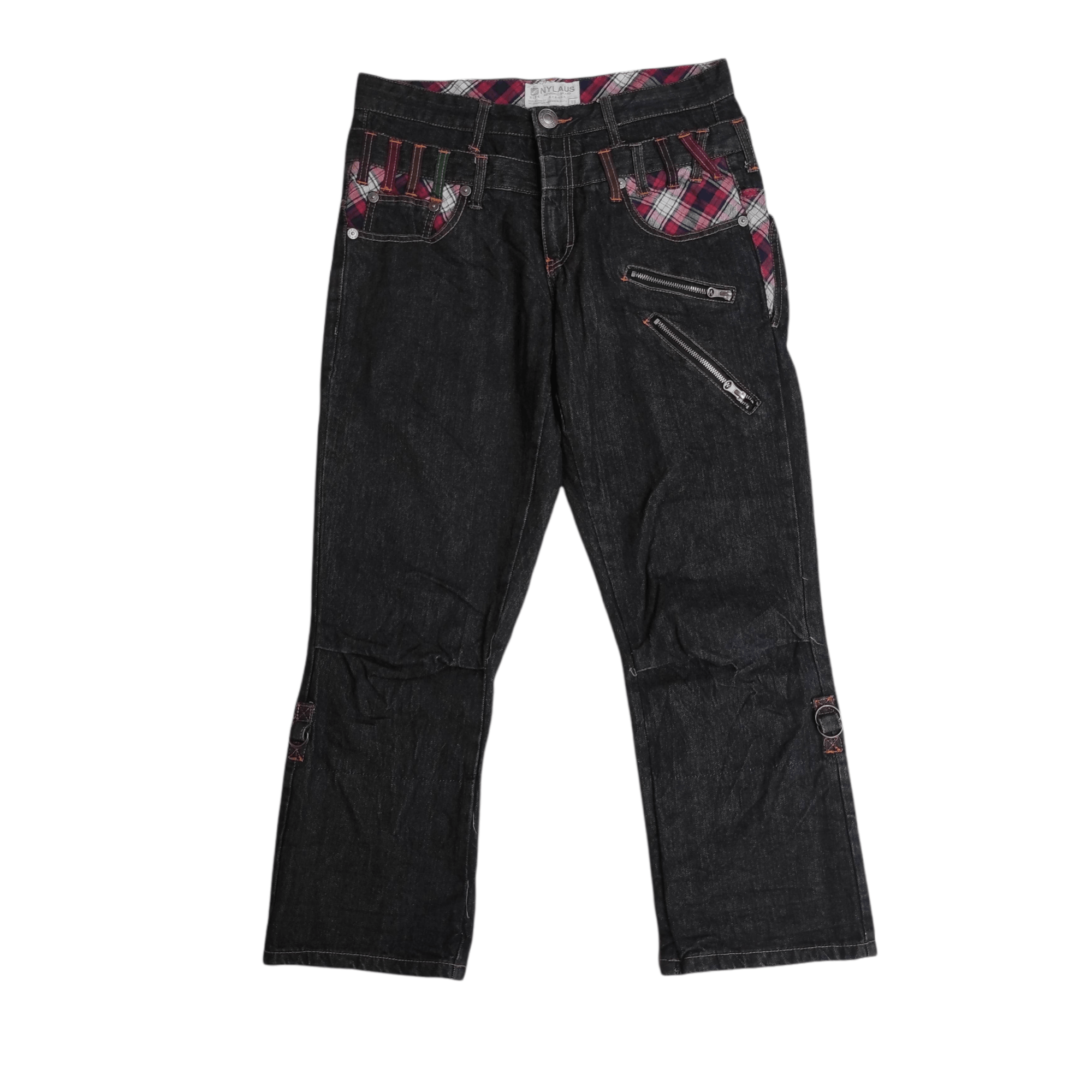 Beauty Beast Nylaus Double Waist Denim Jeans Size US 32 / EU 48 - 1 Thumbnail