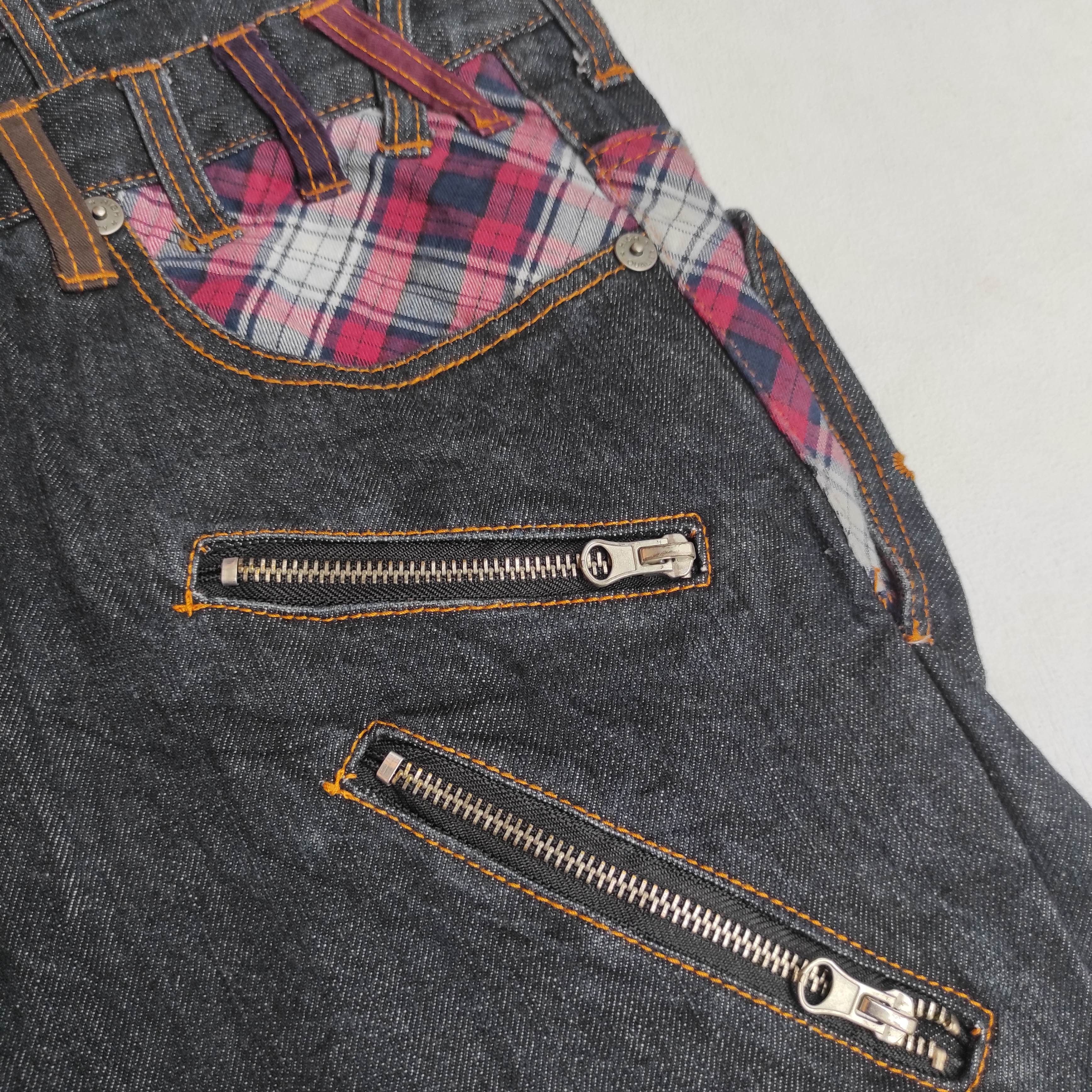 Beauty Beast Nylaus Double Waist Denim Jeans Size US 32 / EU 48 - 6 Thumbnail
