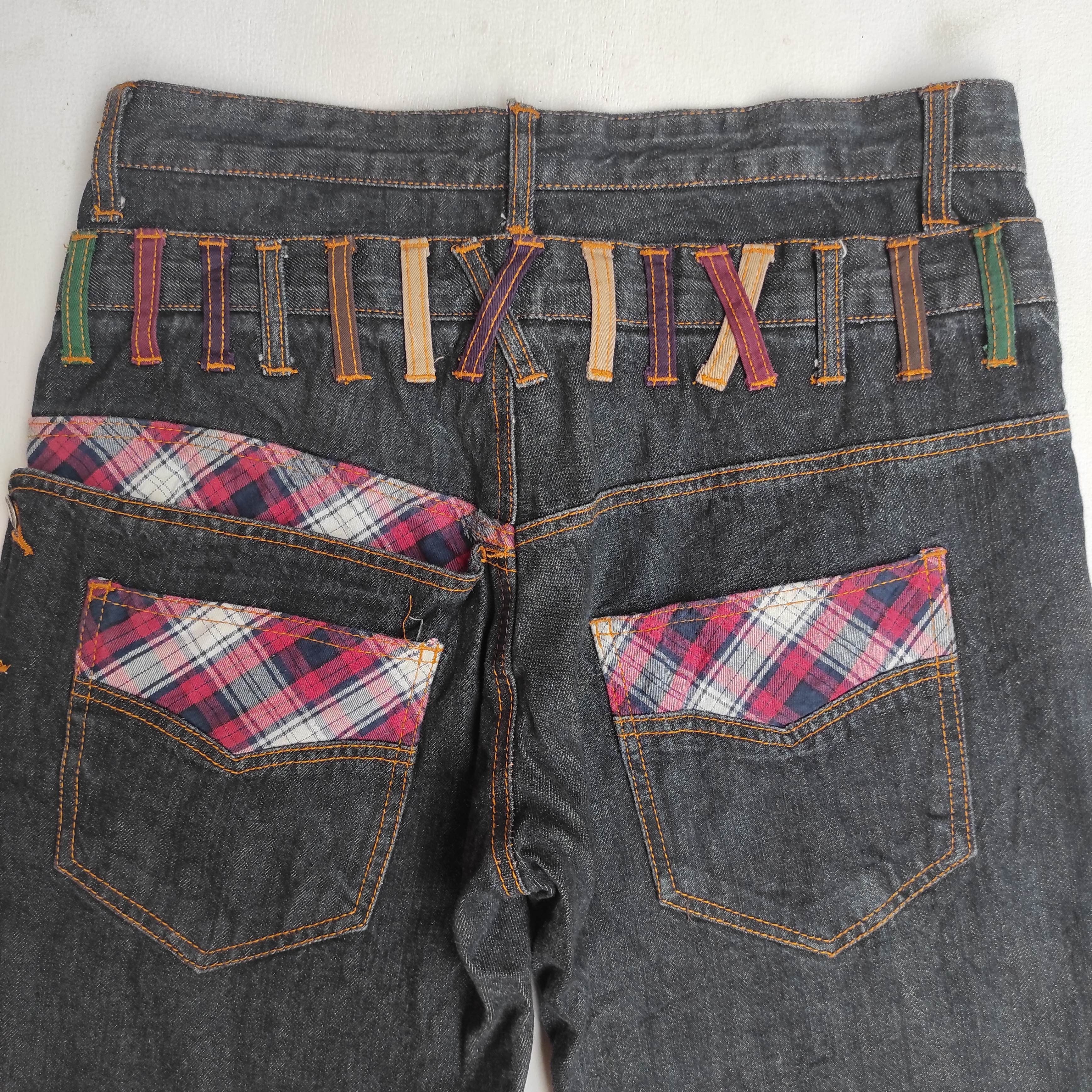 Beauty Beast Nylaus Double Waist Denim Jeans Size US 32 / EU 48 - 12 Thumbnail