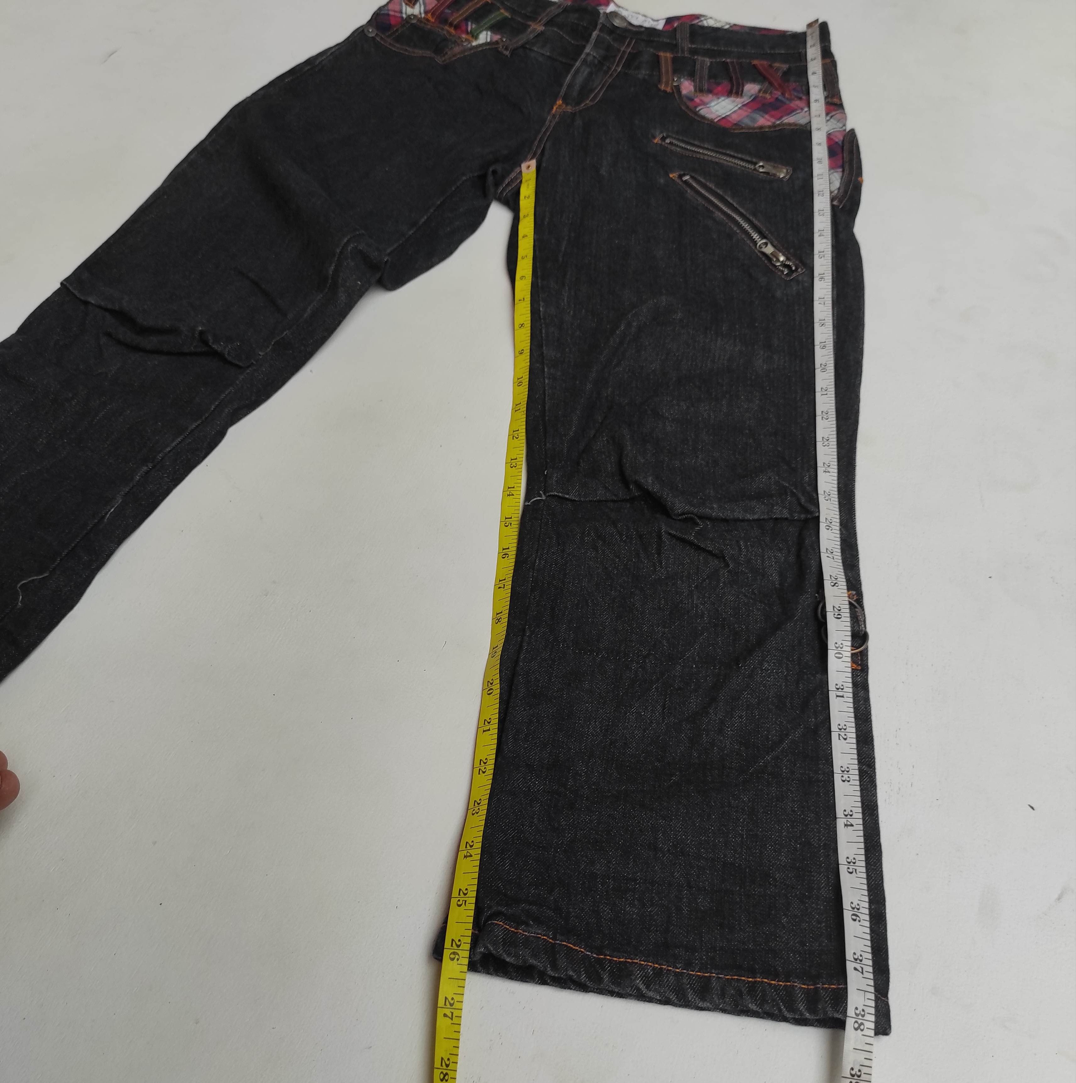 Beauty Beast Nylaus Double Waist Denim Jeans Size US 32 / EU 48 - 15 Thumbnail