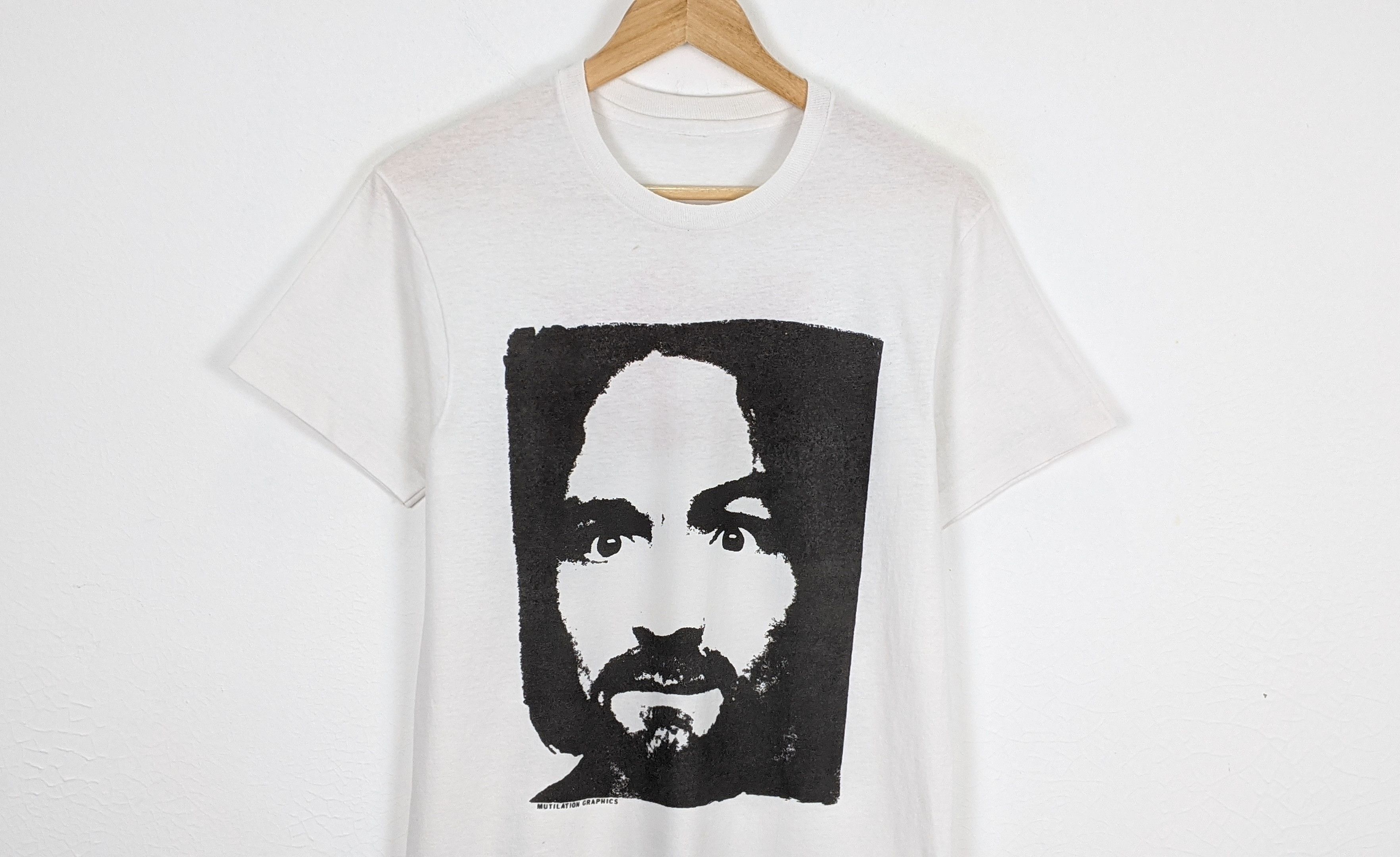 Vintage Vintage Charles Manson Helter Skelter 90s shirt Size US M / EU 48-50 / 2 - 3 Thumbnail