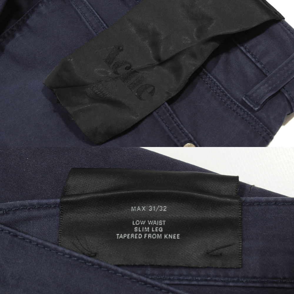 Acne Studios Max Satin Blue Pants With Tags Size US 31 - 6 Thumbnail