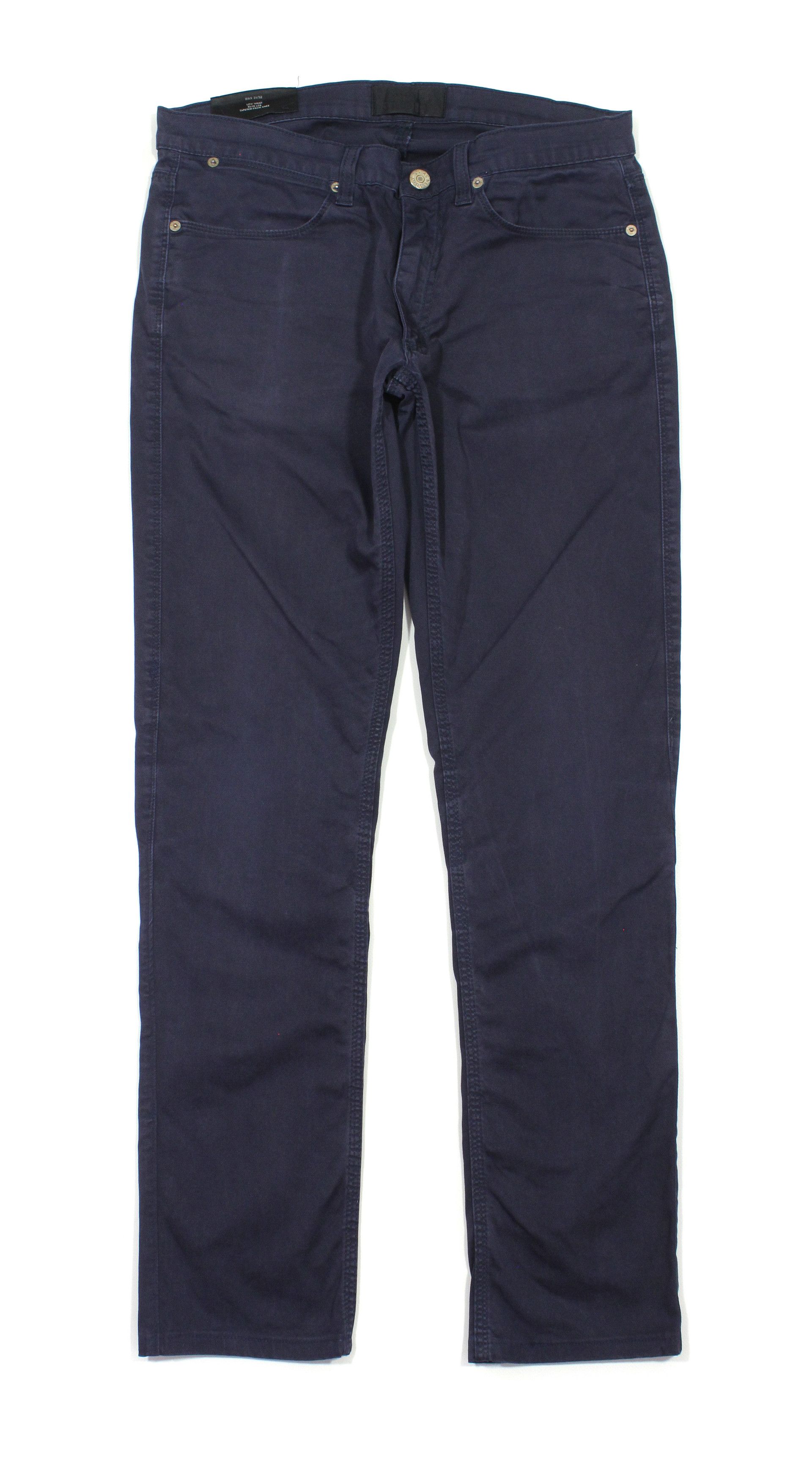 Acne Studios Max Satin Blue Pants With Tags Size US 31 - 1 Thumbnail