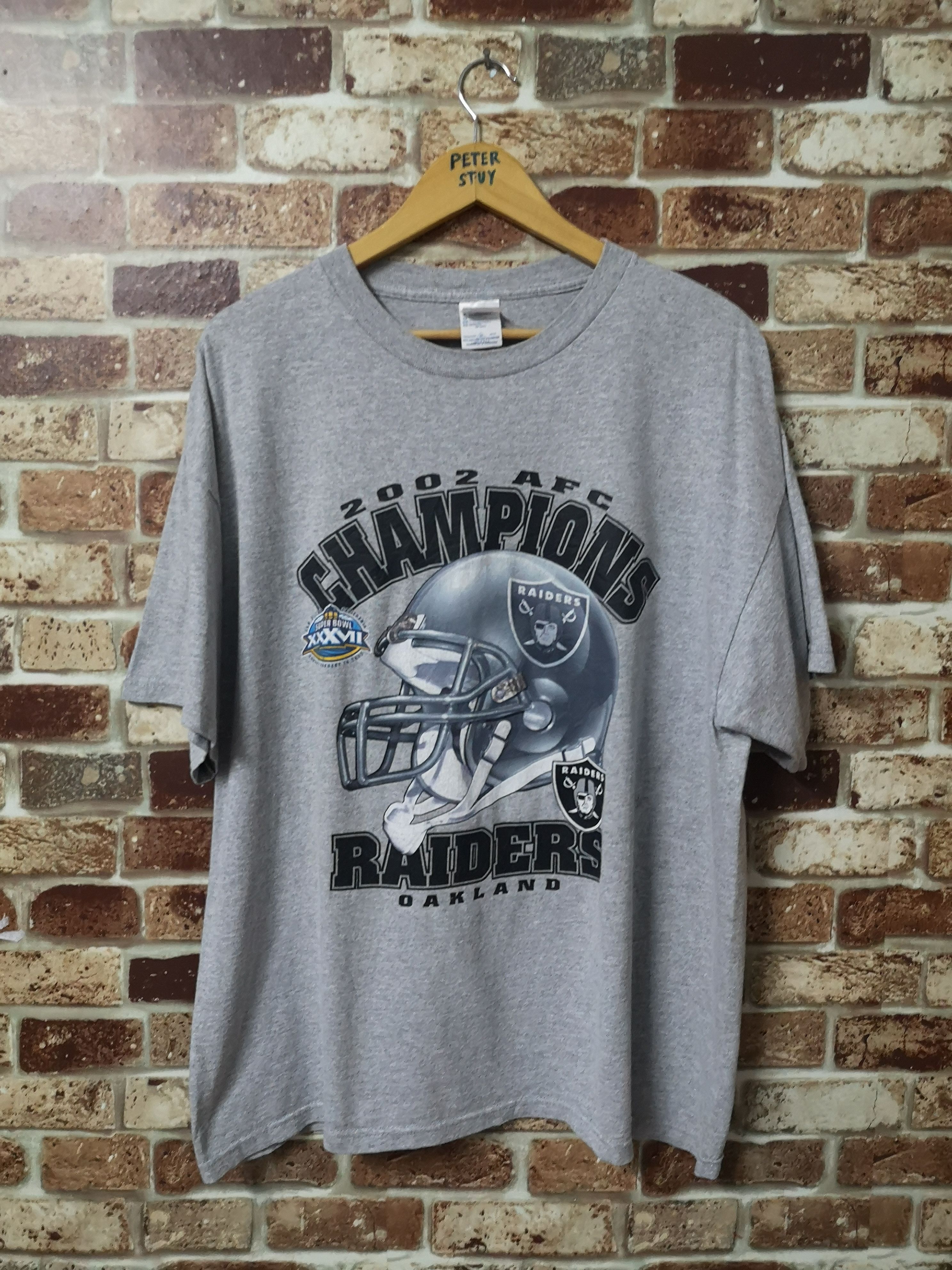 NFL "2002 AFC CHAMPIONS" Size US XL / EU 56 / 4 - 1 Thumbnail