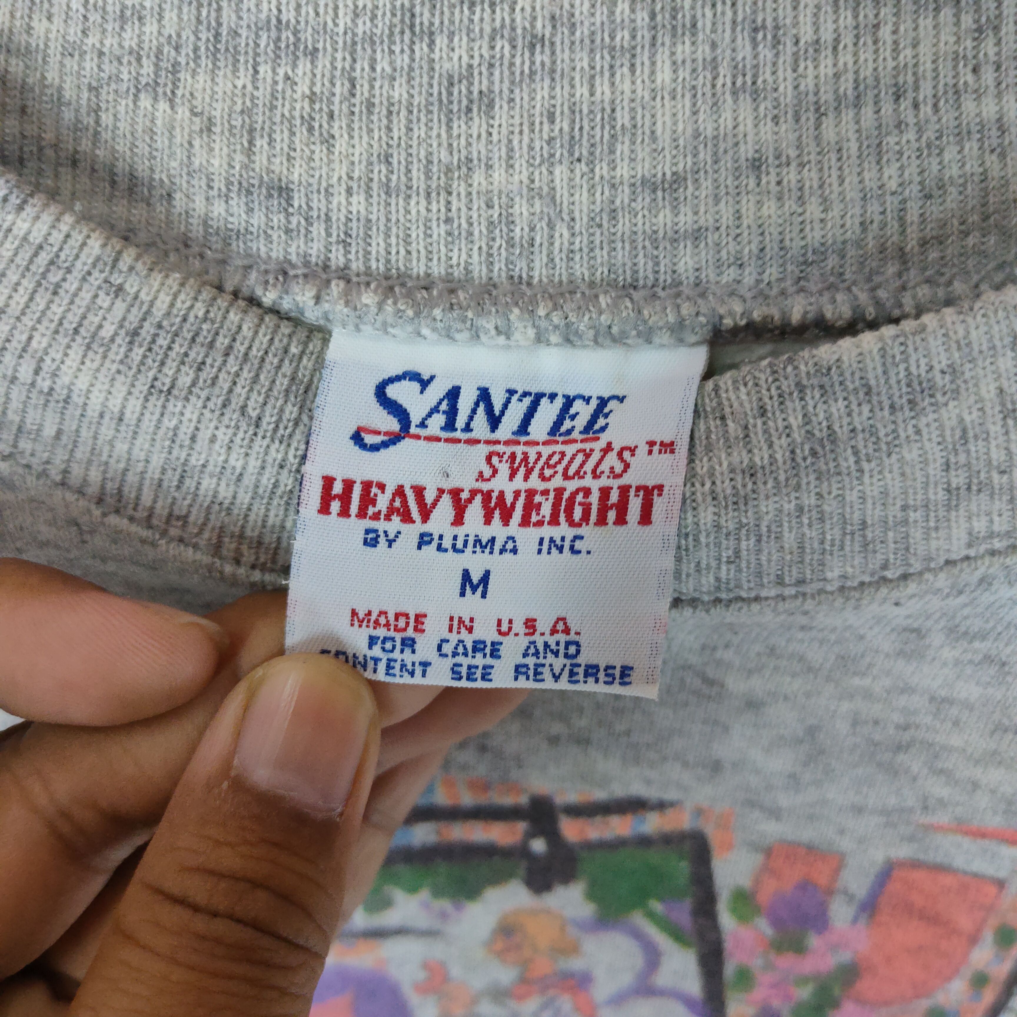 Vintage Vintage 90s by SANTEE BIG PRINT Paris Crewneck Sweatshirt Size US M / EU 48-50 / 2 - 6 Thumbnail