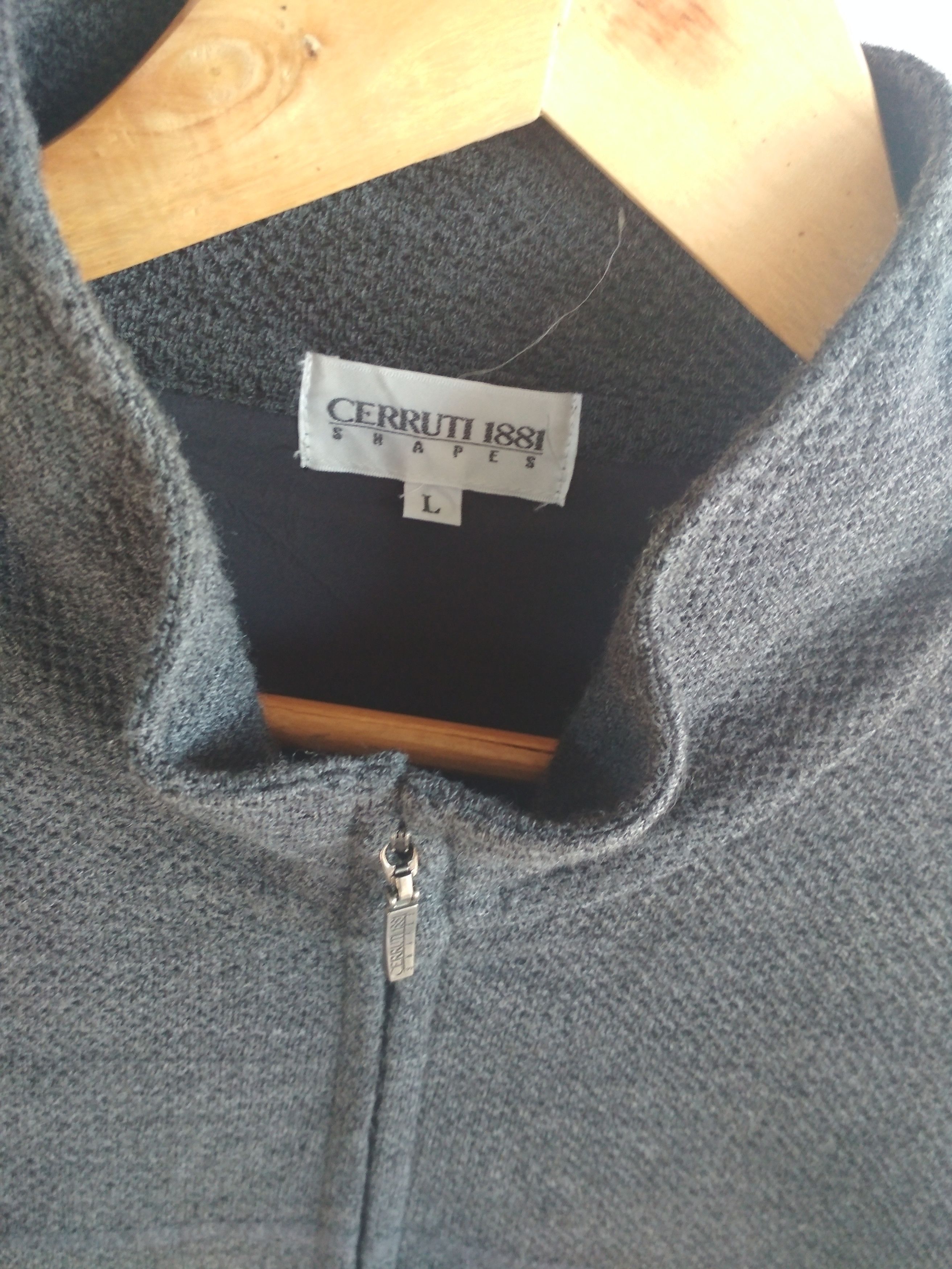 Cerruti 1881 × Japanese Brand CERRUTI 1881 SHAPES FULL ZIPPER NICE DESIGN RARE SWEATSHIRT Size US L / EU 52-54 / 3 - 2 Thumbnail