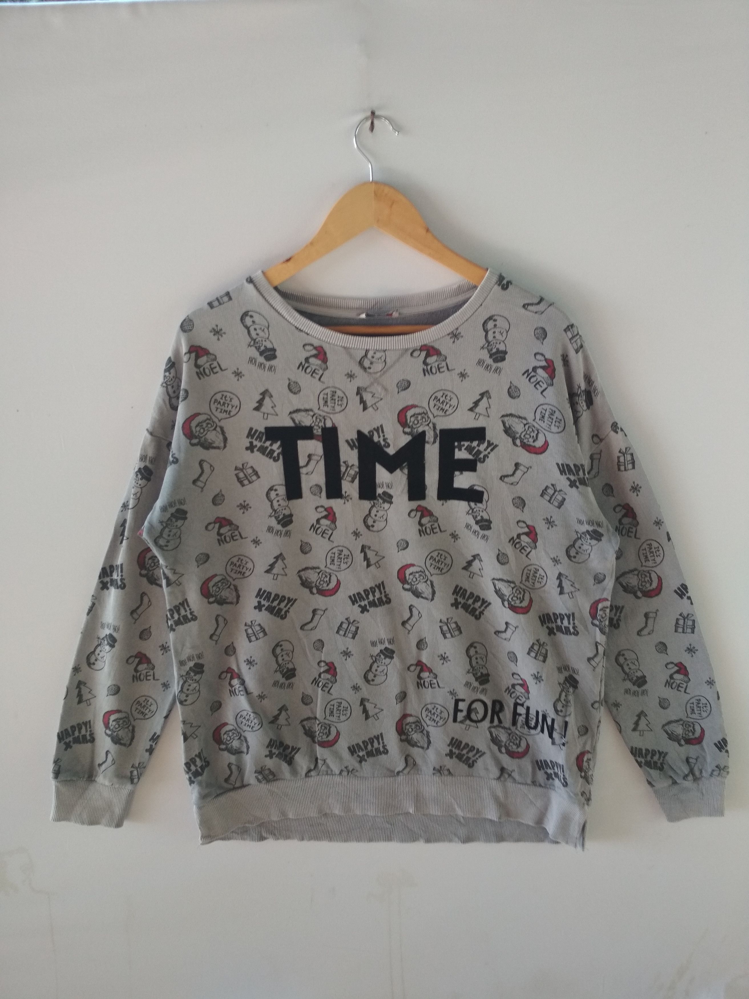 ZARA BOYS FULL PRINT CHRISTMAS TIME SWEATSHIRT