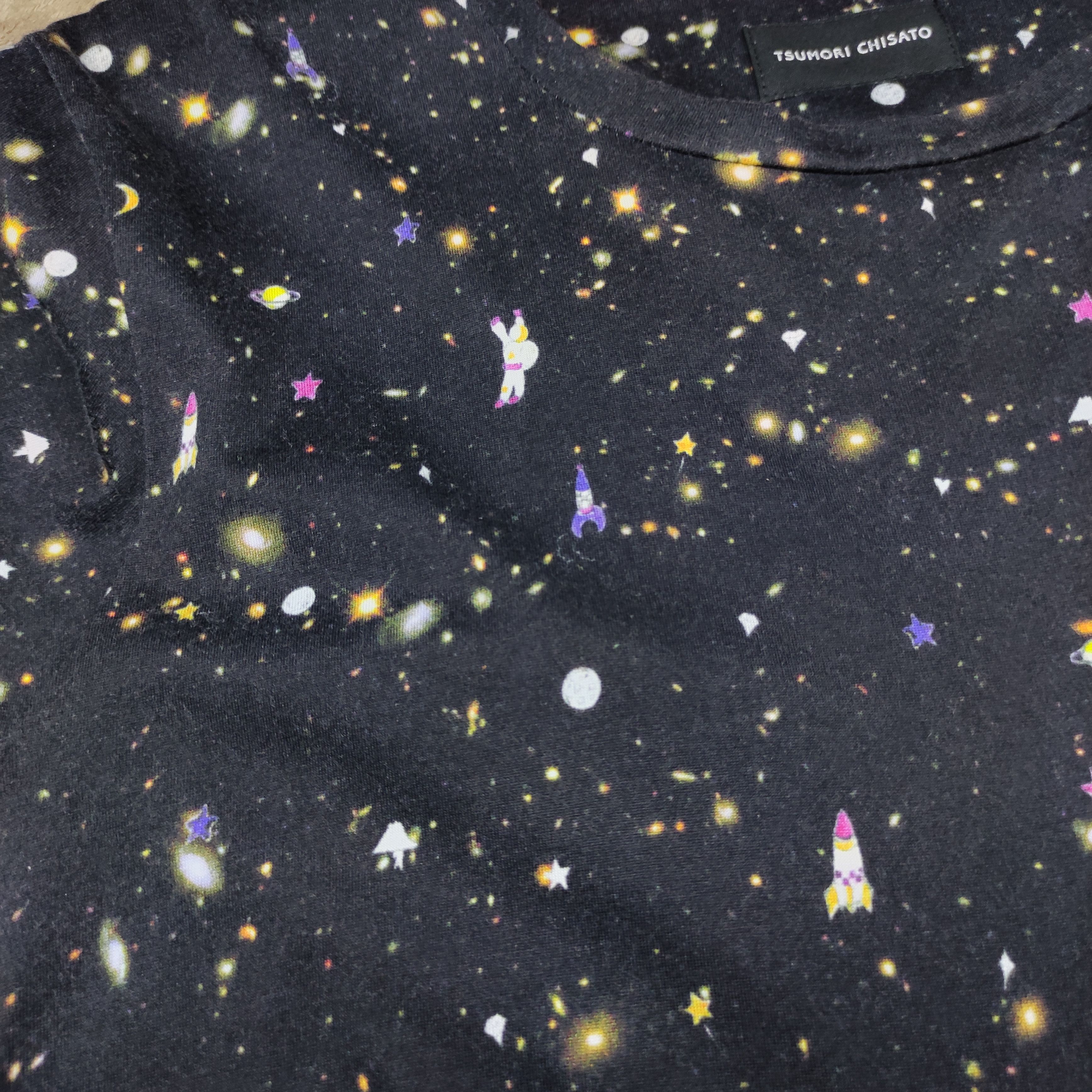 Tsumori Chisato Tsumori chisato issey miyaki galaxy design t-shirt Size US M / EU 48-50 / 2 - 9 Thumbnail
