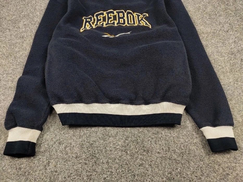 Reebok Vintage 90s Reebok Fleece Hoodie Embroidered Center Logo Size US S / EU 44-46 / 1 - 9 Thumbnail