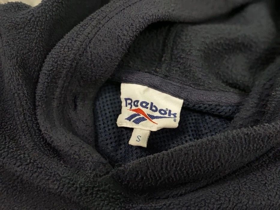 Reebok Vintage 90s Reebok Fleece Hoodie Embroidered Center Logo Size US S / EU 44-46 / 1 - 17 Thumbnail
