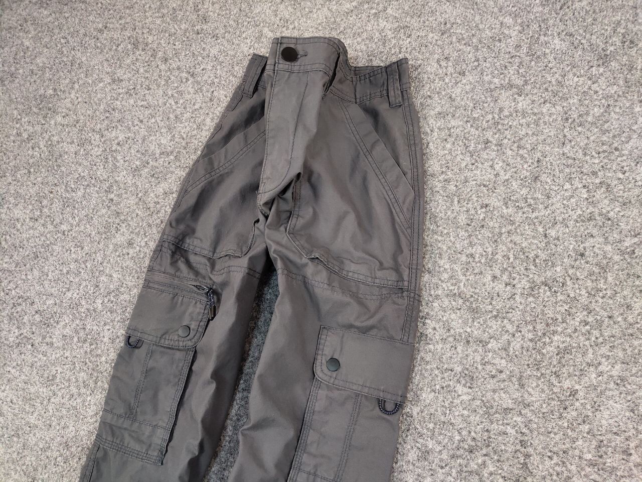 Japanese Brand Vintage Cargo Pants Travis Scott Japan Zip Pocket Gray Size US 36 / EU 52 - 4 Thumbnail