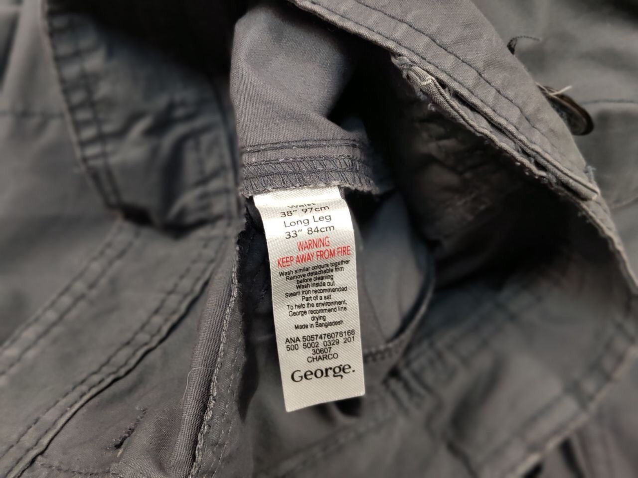 Japanese Brand Vintage Cargo Pants Travis Scott Japan Zip Pocket Gray Size US 36 / EU 52 - 15 Thumbnail