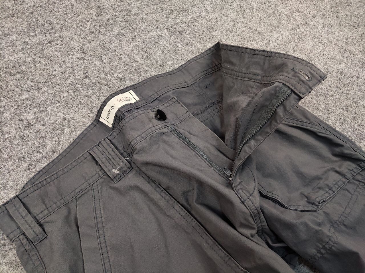 Japanese Brand Vintage Cargo Pants Travis Scott Japan Zip Pocket Gray Size US 36 / EU 52 - 10 Thumbnail