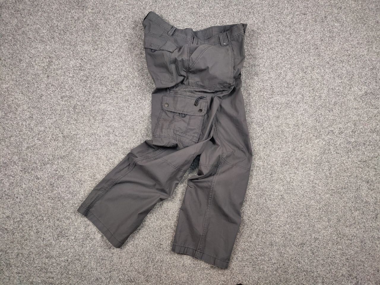 Japanese Brand Vintage Cargo Pants Travis Scott Japan Zip Pocket Gray Size US 36 / EU 52 - 12 Thumbnail