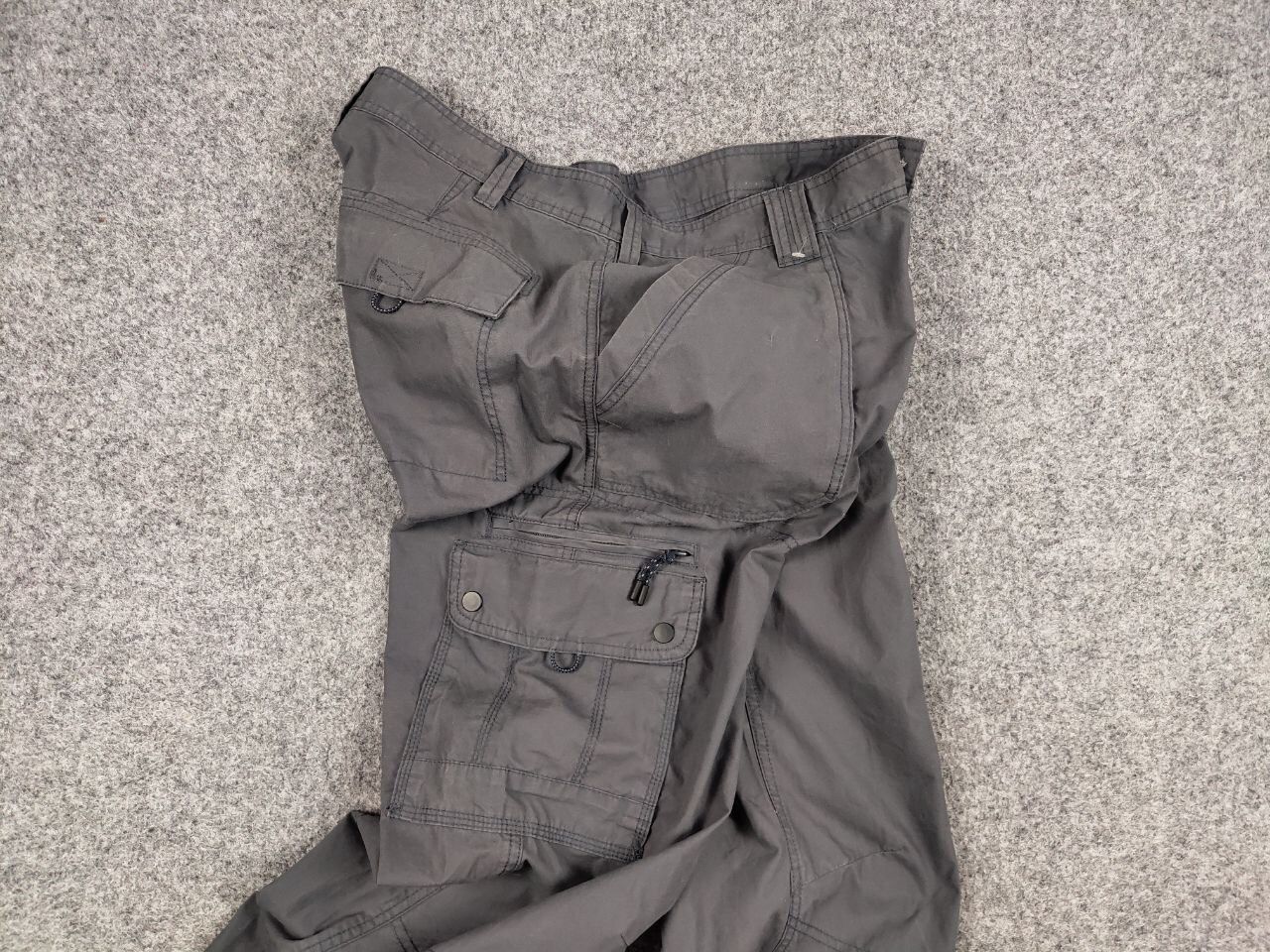 Japanese Brand Vintage Cargo Pants Travis Scott Japan Zip Pocket Gray Size US 36 / EU 52 - 13 Thumbnail