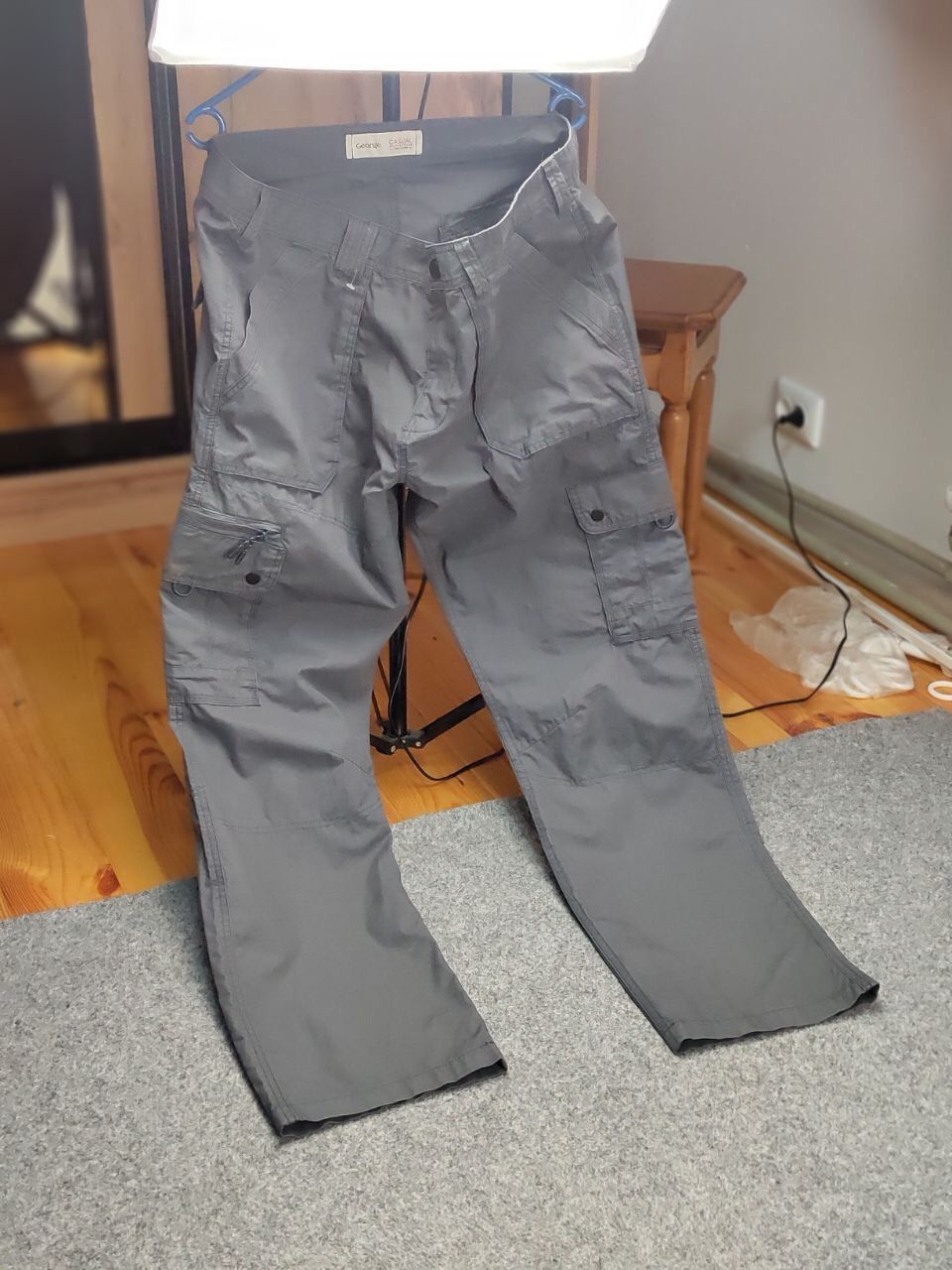 Japanese Brand Vintage Cargo Pants Travis Scott Japan Zip Pocket Gray Size US 36 / EU 52 - 17 Thumbnail