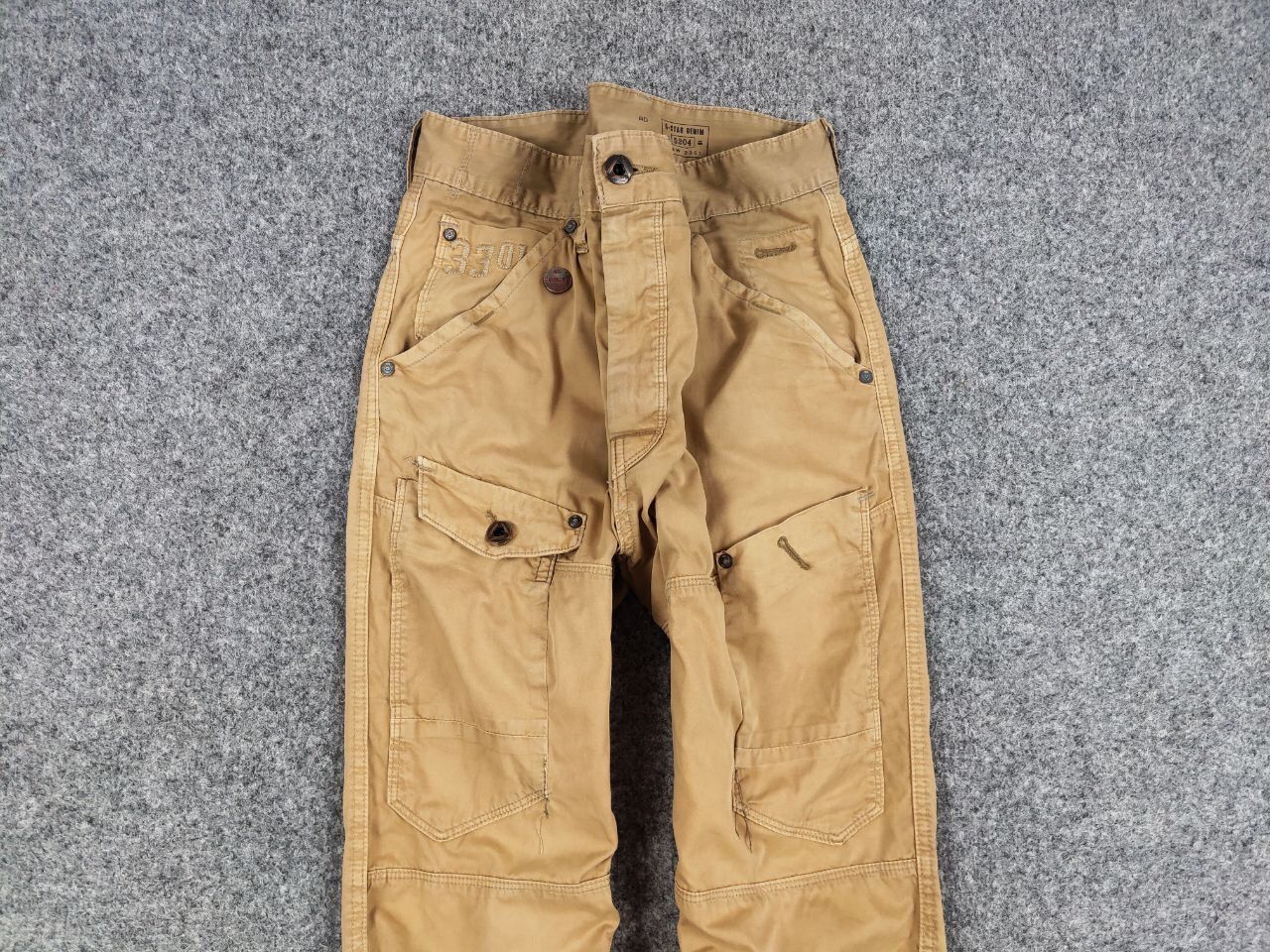 G-Star Vintage 90's G Star Raw General Tapered Faded Cargo Pants Size US 34 / EU 50 - 6 Thumbnail