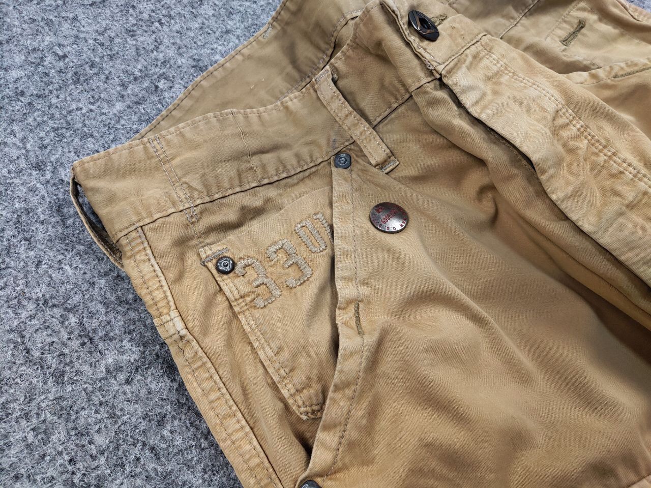 G-Star Vintage 90's G Star Raw General Tapered Faded Cargo Pants Size US 34 / EU 50 - 11 Thumbnail
