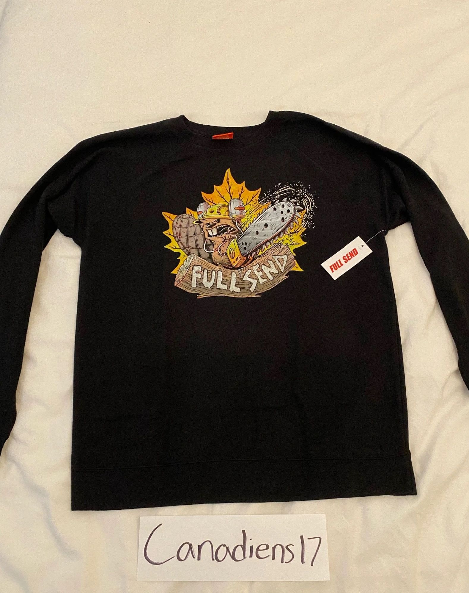 Full Send Full Send Beaver Crewneck *BRAND NEW* Size US XL / EU 56 / 4 - 3 Thumbnail