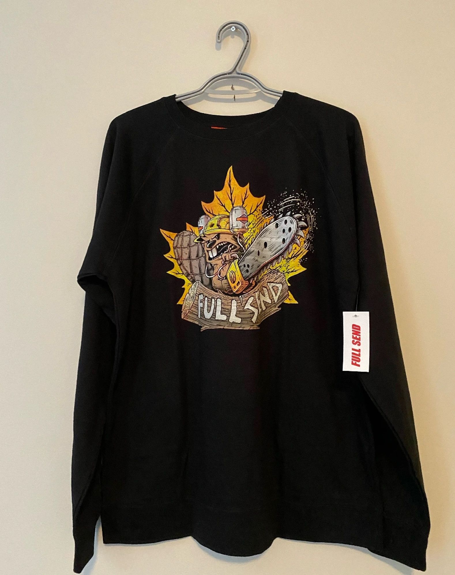 Full Send Full Send Beaver Crewneck *BRAND NEW* Size US XL / EU 56 / 4 - 1 Thumbnail