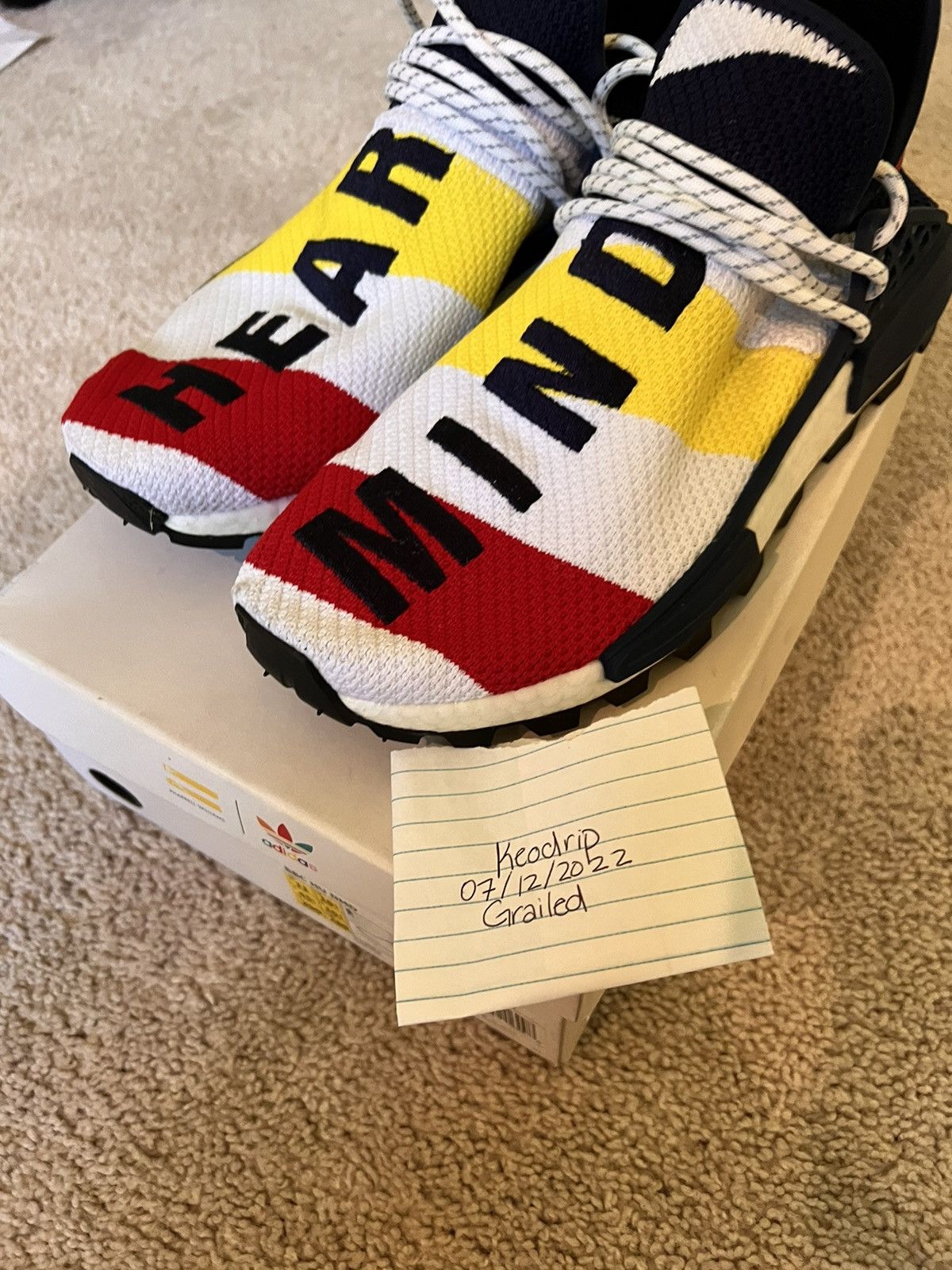 Adidas × Billionaire Boys Club × Pharrell Pharrell x Billionaire Boys Club x NMD Human Race Trail BBC Size US 11 / EU 44 - 8 Thumbnail