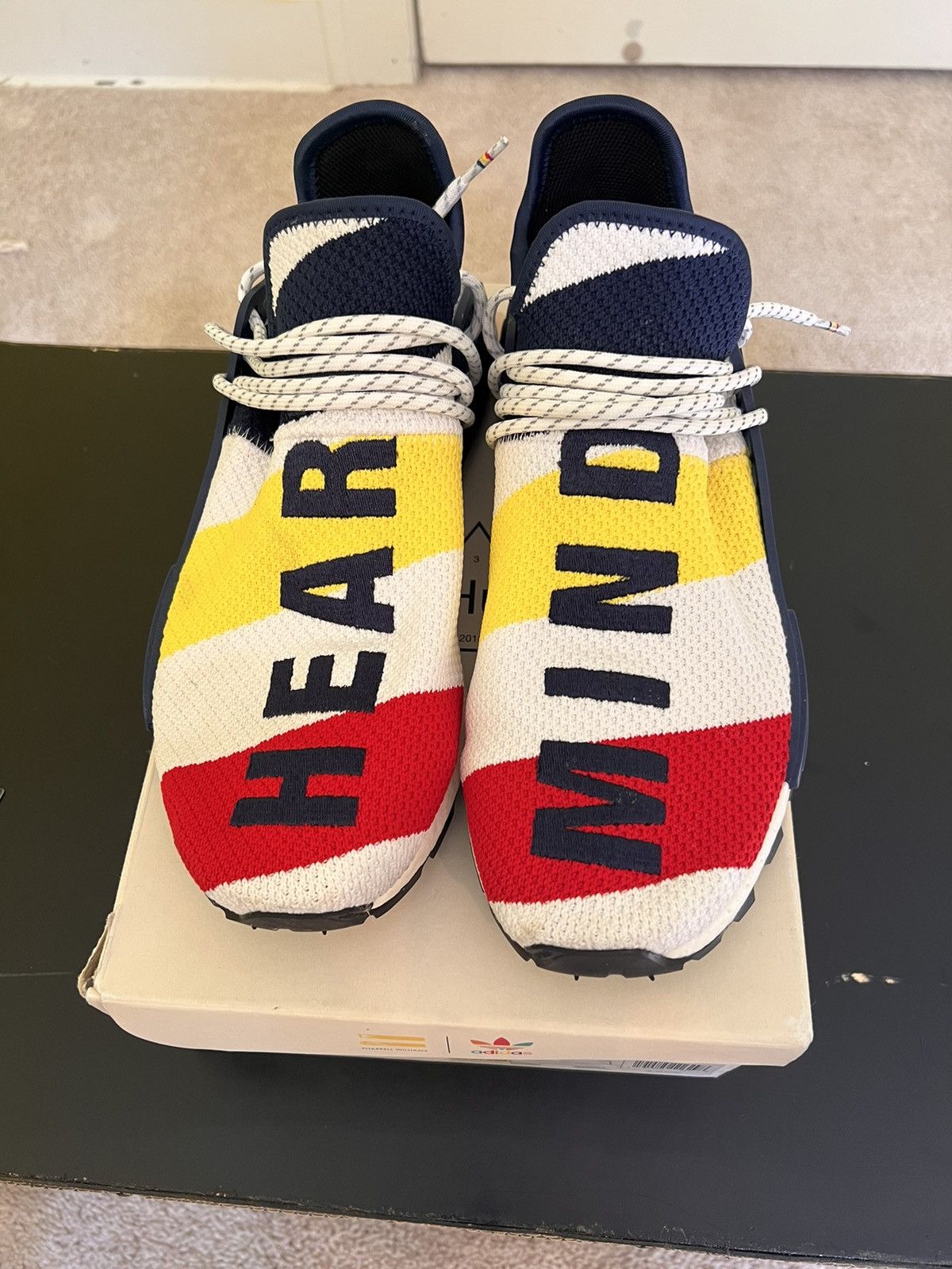 Adidas × Billionaire Boys Club × Pharrell Pharrell x Billionaire Boys Club x NMD Human Race Trail BBC Size US 11 / EU 44 - 1 Thumbnail