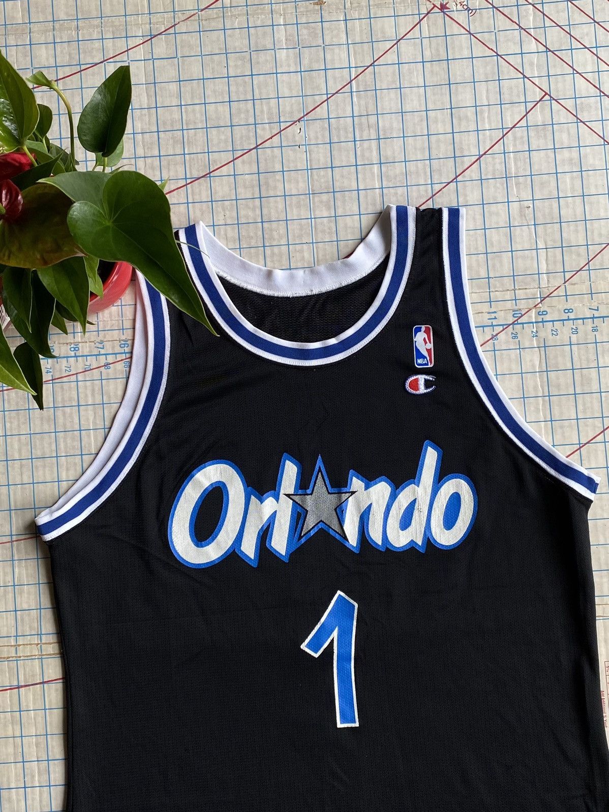 Champion × NBA × Vintage Vintage Champion Penny Hardaway Orlando Magic Jersey Black Size US L / EU 52-54 / 3 - 4 Thumbnail
