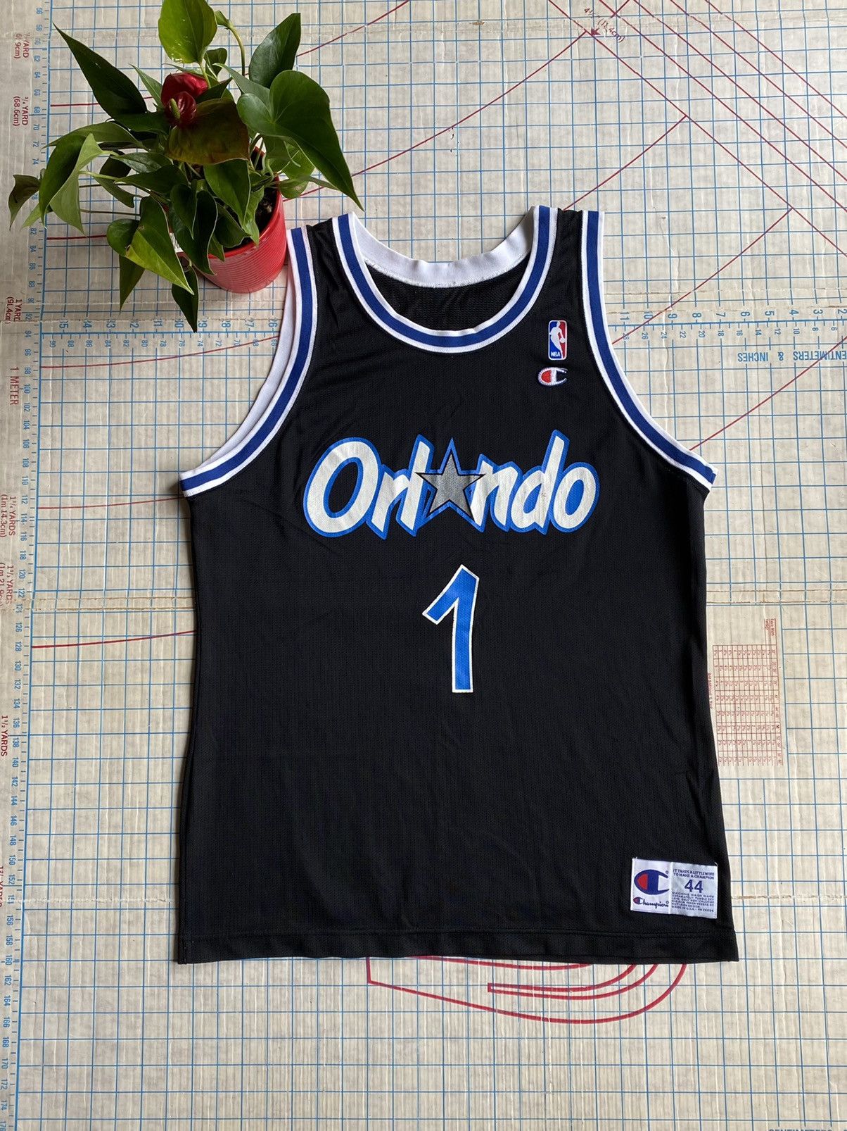 Champion × NBA × Vintage Vintage Champion Penny Hardaway Orlando Magic Jersey Black Size US L / EU 52-54 / 3 - 2 Thumbnail